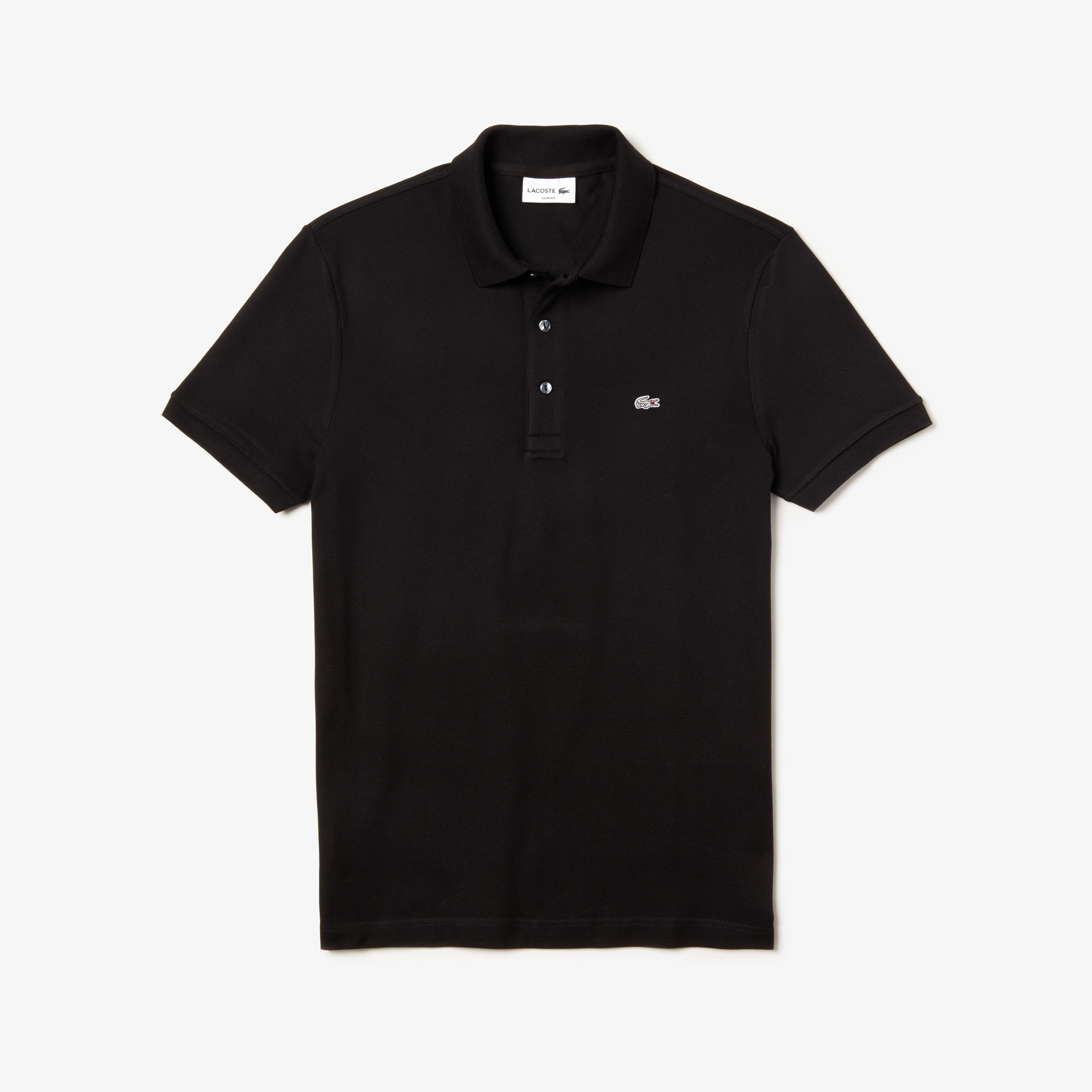 Erkek Slim Fit Siyah Polo