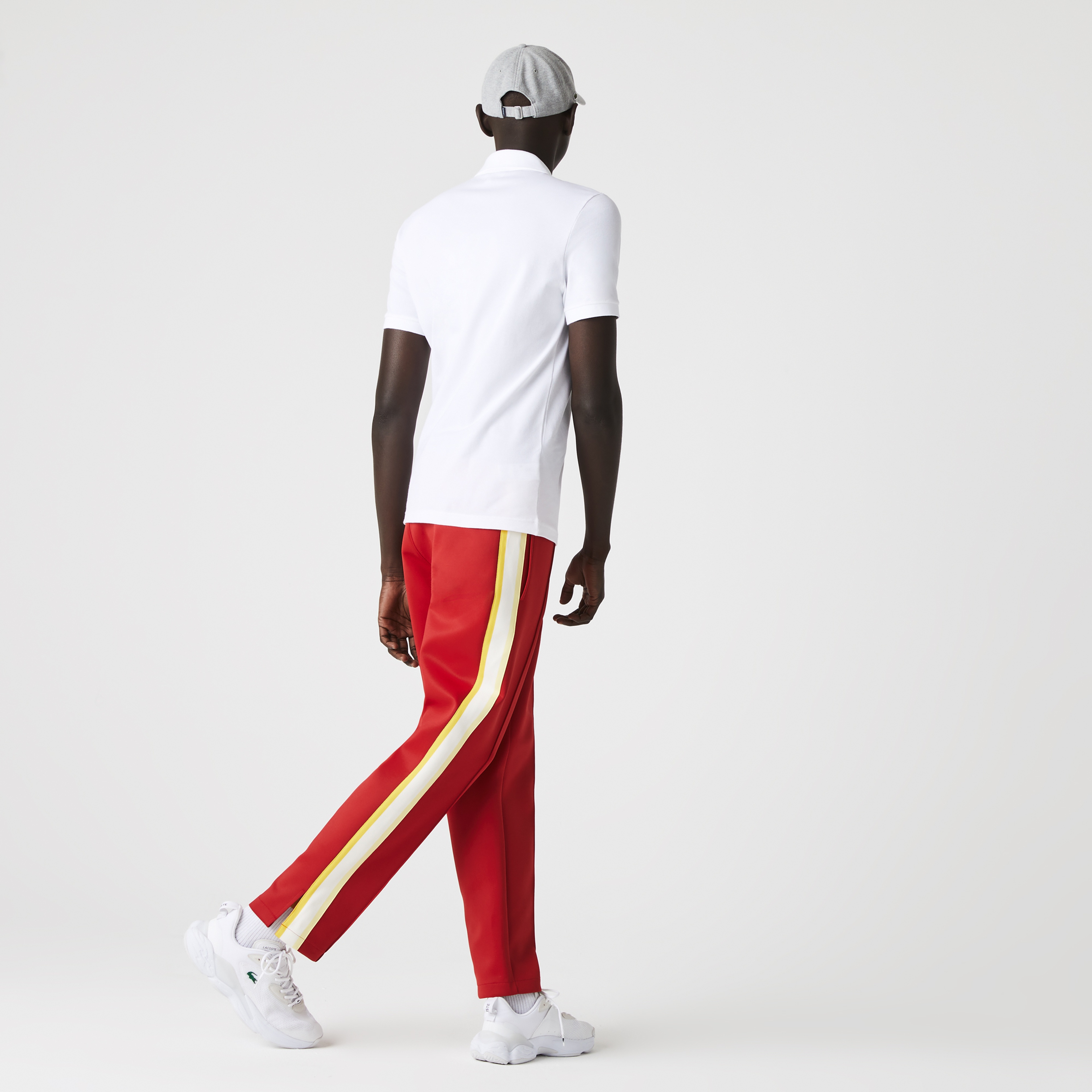 Erkek Slim Fit Beyaz Polo