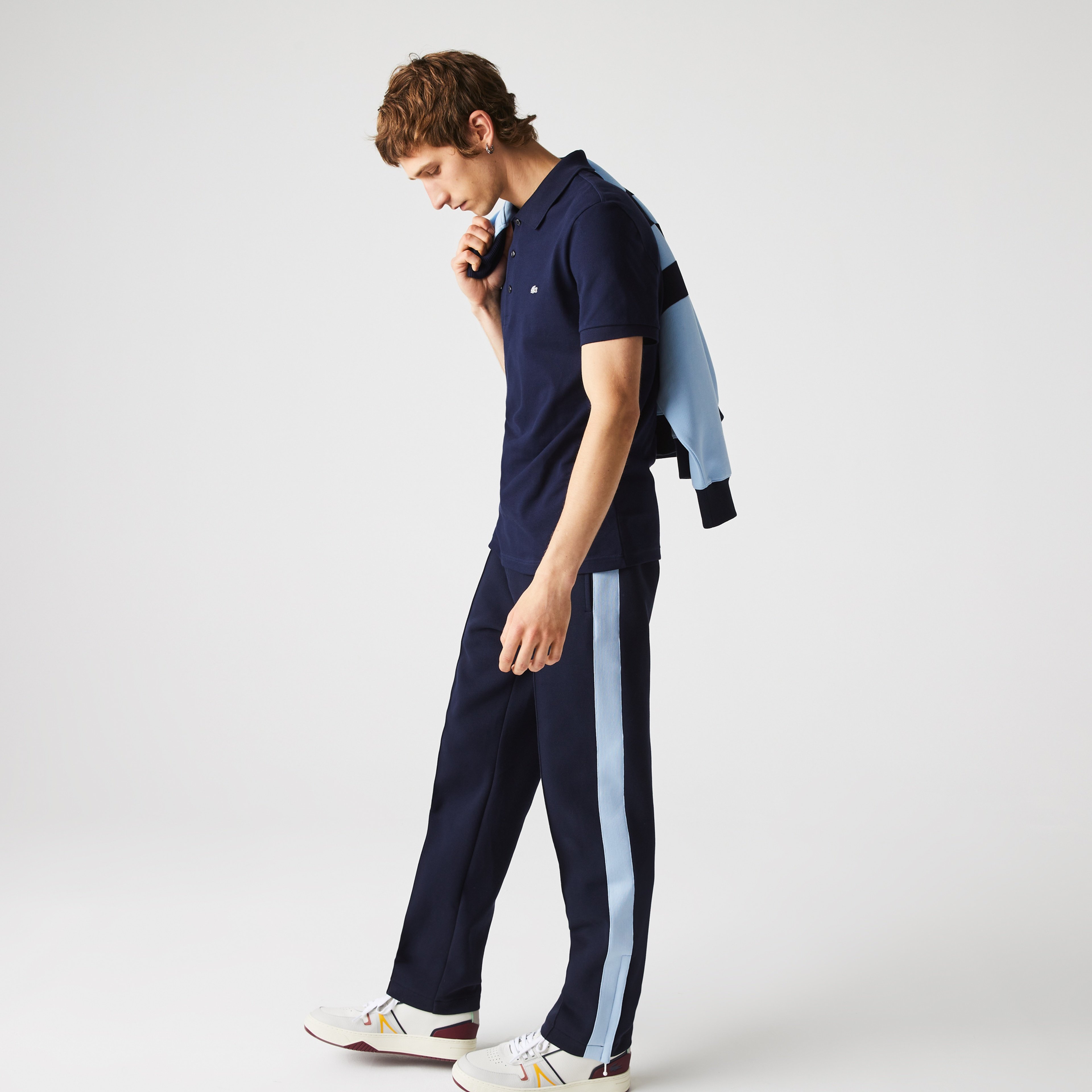 Erkek Slim Fit Lacivert Polo