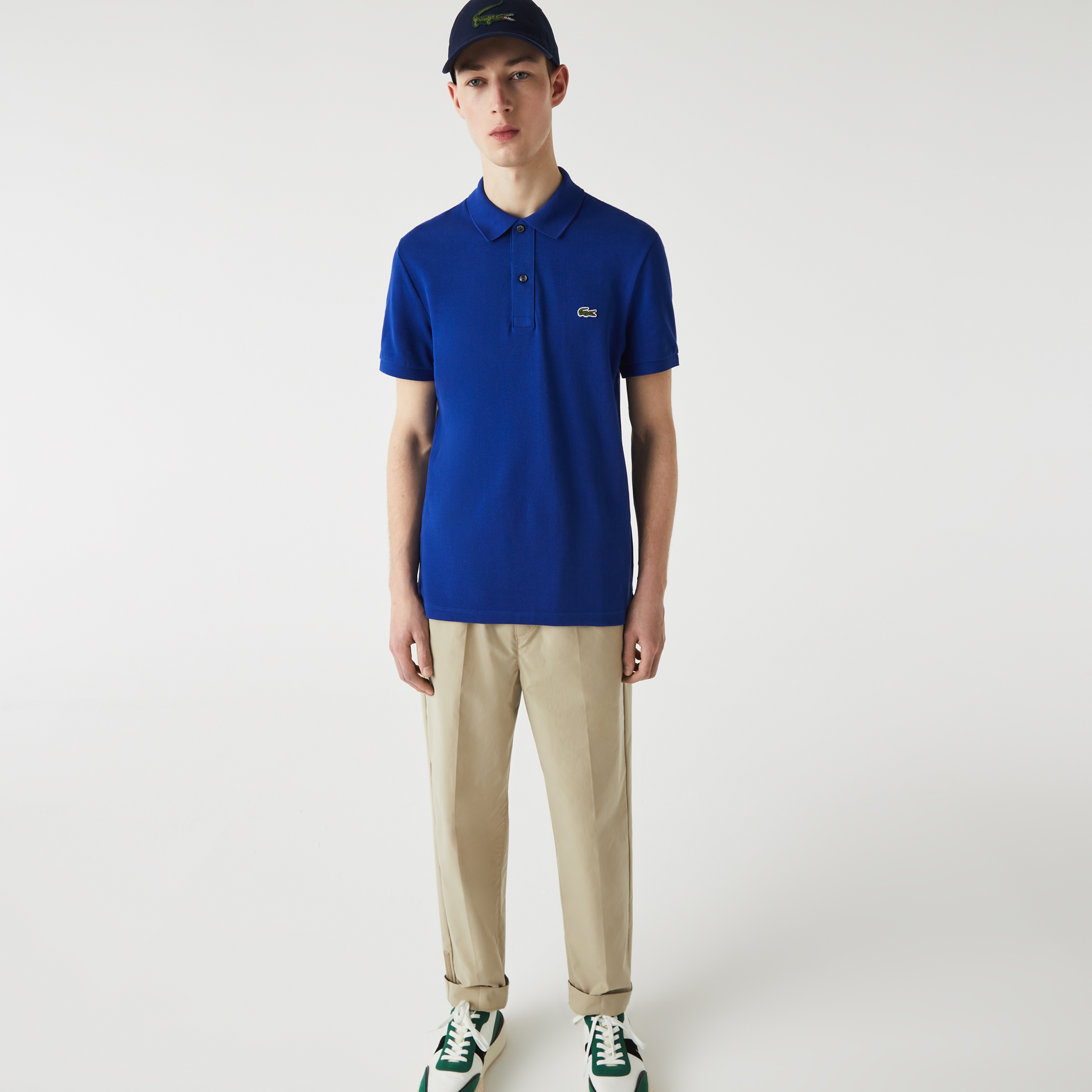 L.12.12 Erkek Slim Fit Lacivert Polo