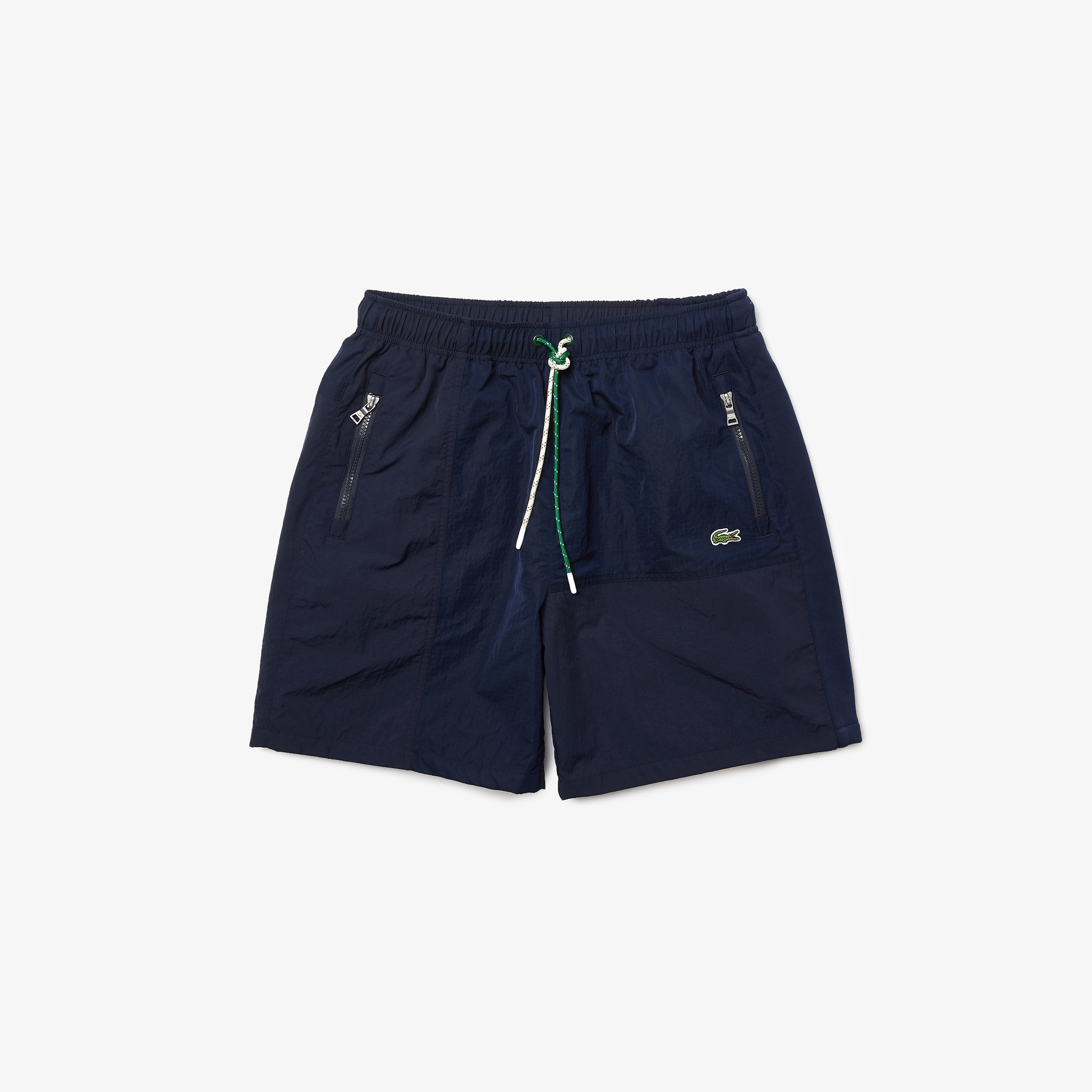 Lacoste L!VE Erkek Relaxed Fit Lacivert Bermuda