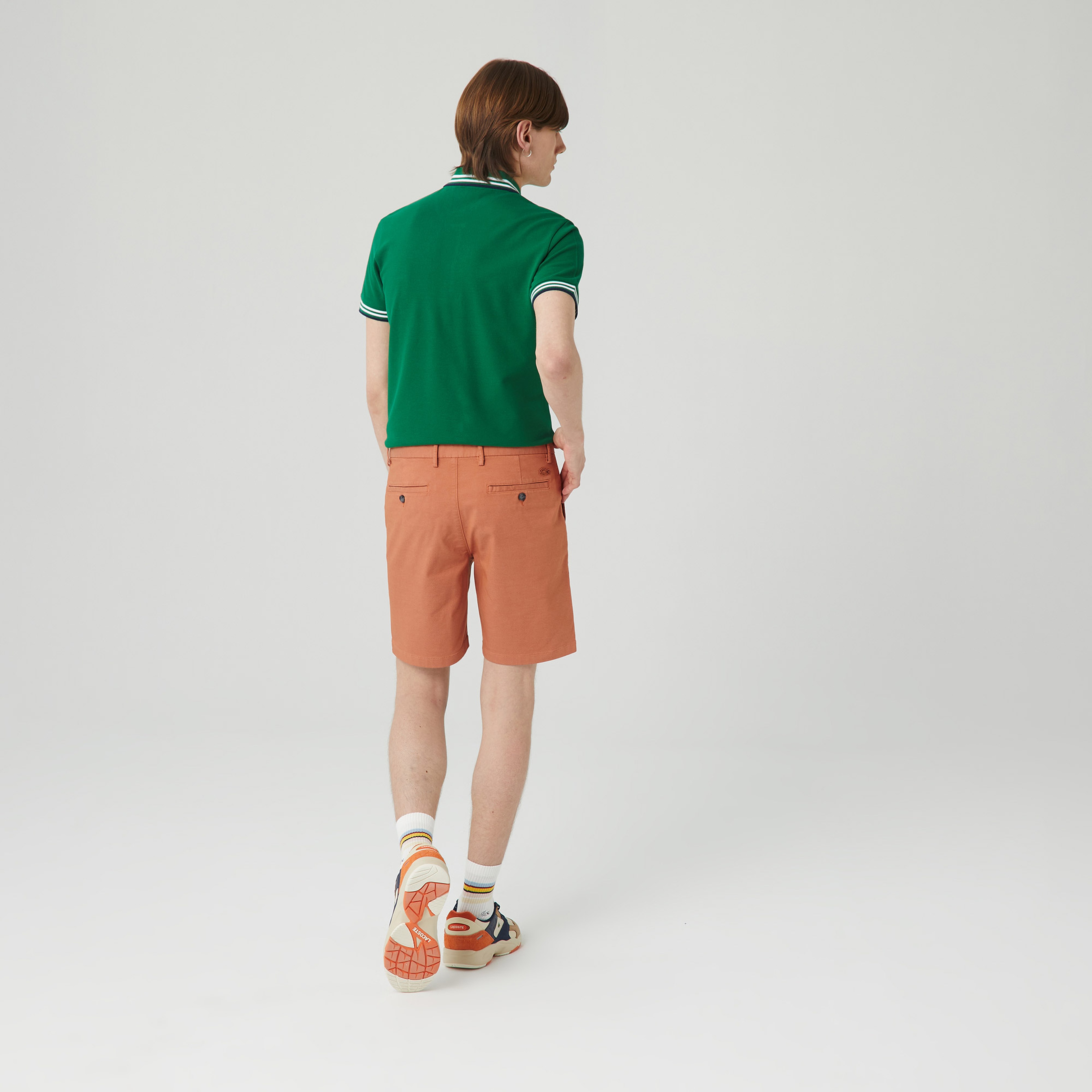 Lacoste Erkek Slim Fit Turuncu Bermuda