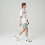 Erkek Slim Fit Yeşil Bermuda Şort