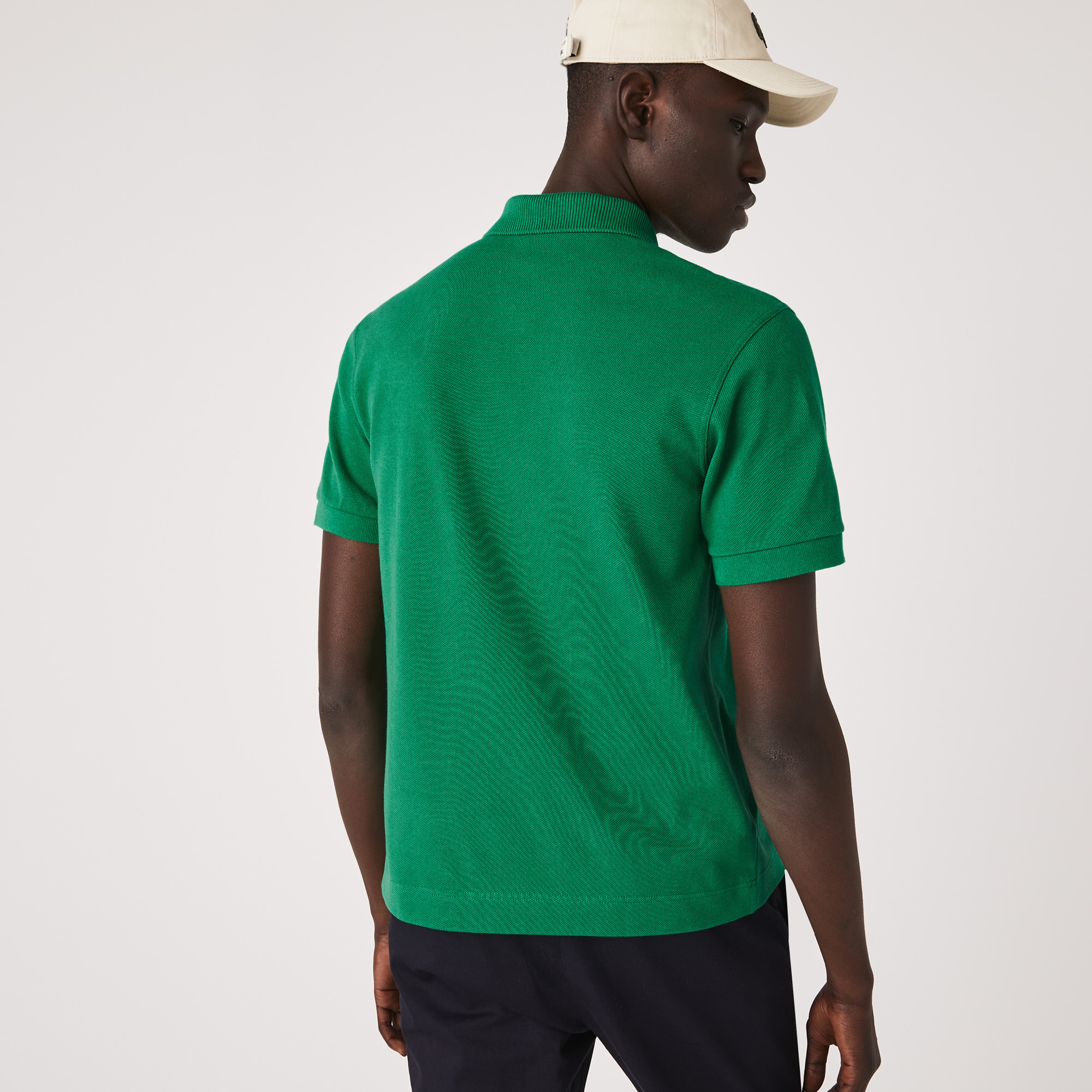 Lacoste Organik Pamuk Erkek Classic Fit L1221 Yeşil Polo