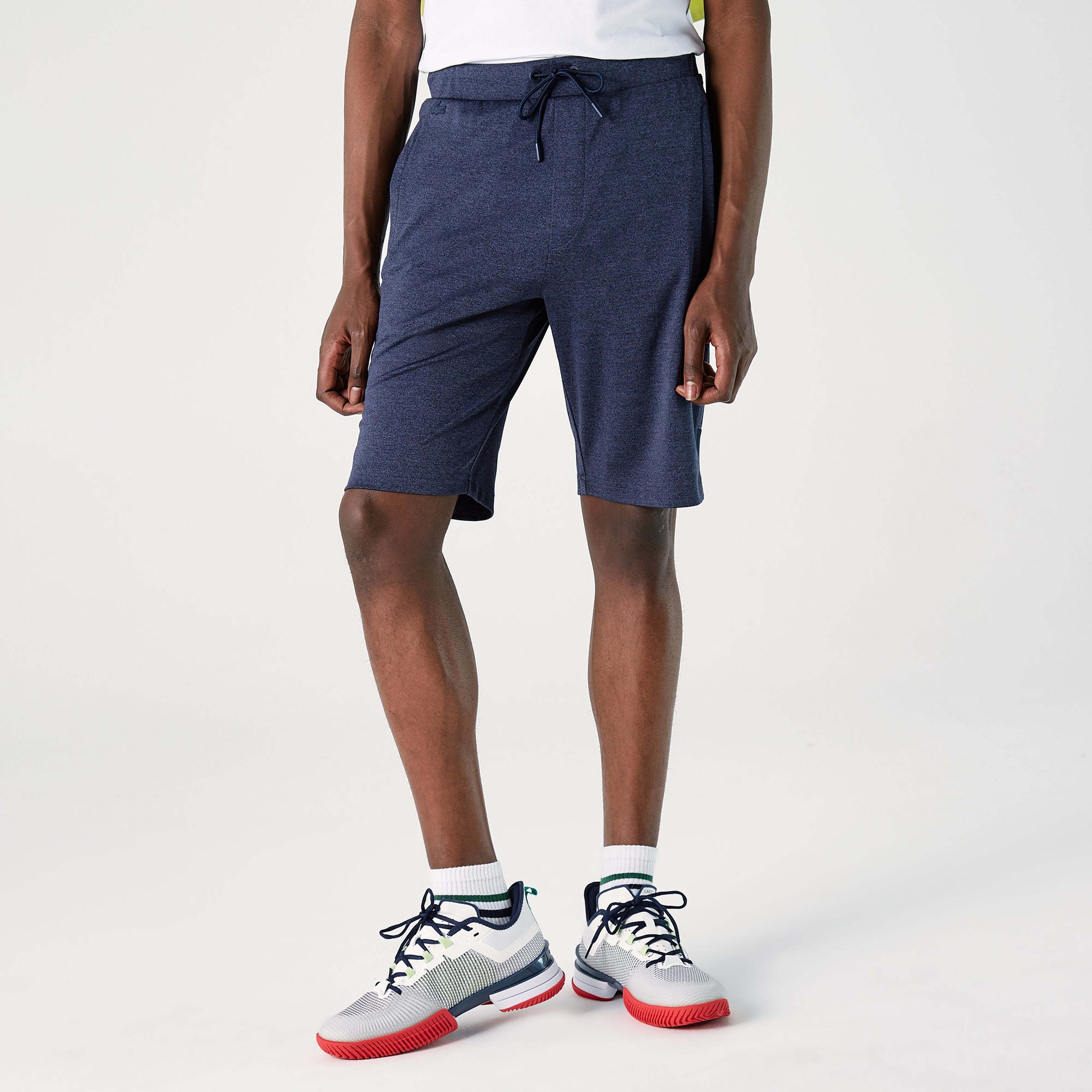 Lacoste Erkek Slim Fit Desenli Lacivert Şort