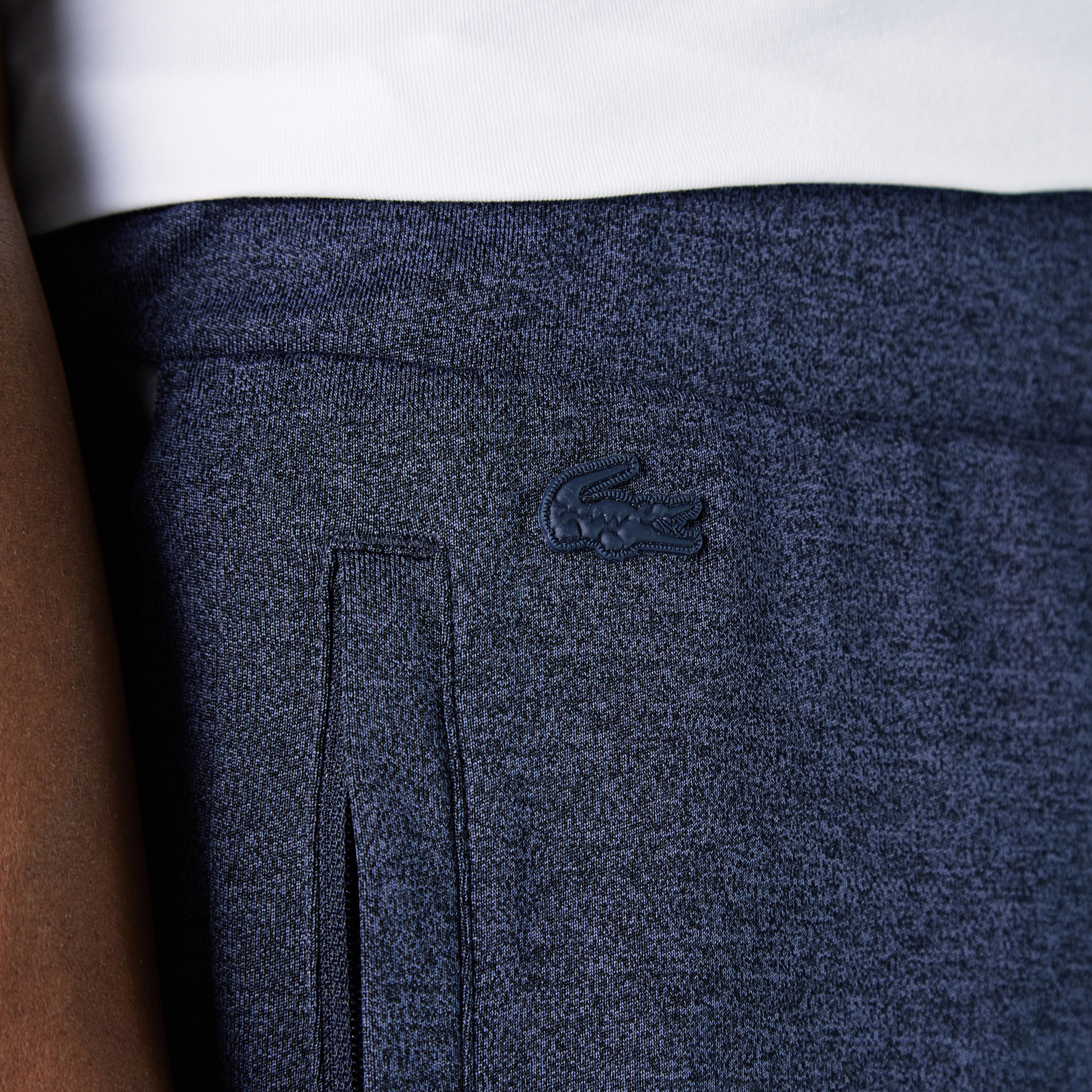 Lacoste Erkek Slim Fit Desenli Lacivert Şort