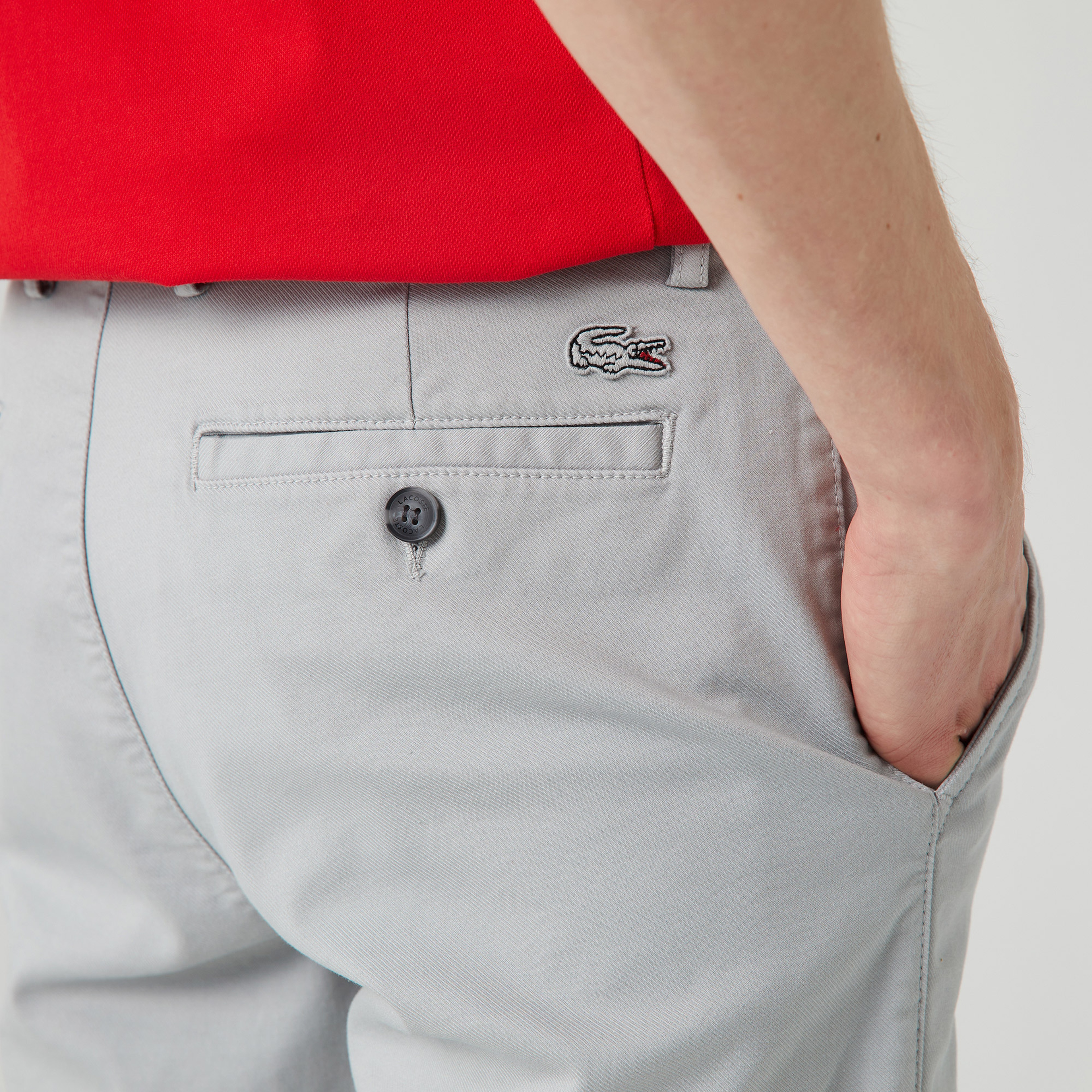 Erkek Regular Fit Gri Bermuda Şort