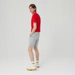 Erkek Regular Fit Gri Bermuda Şort