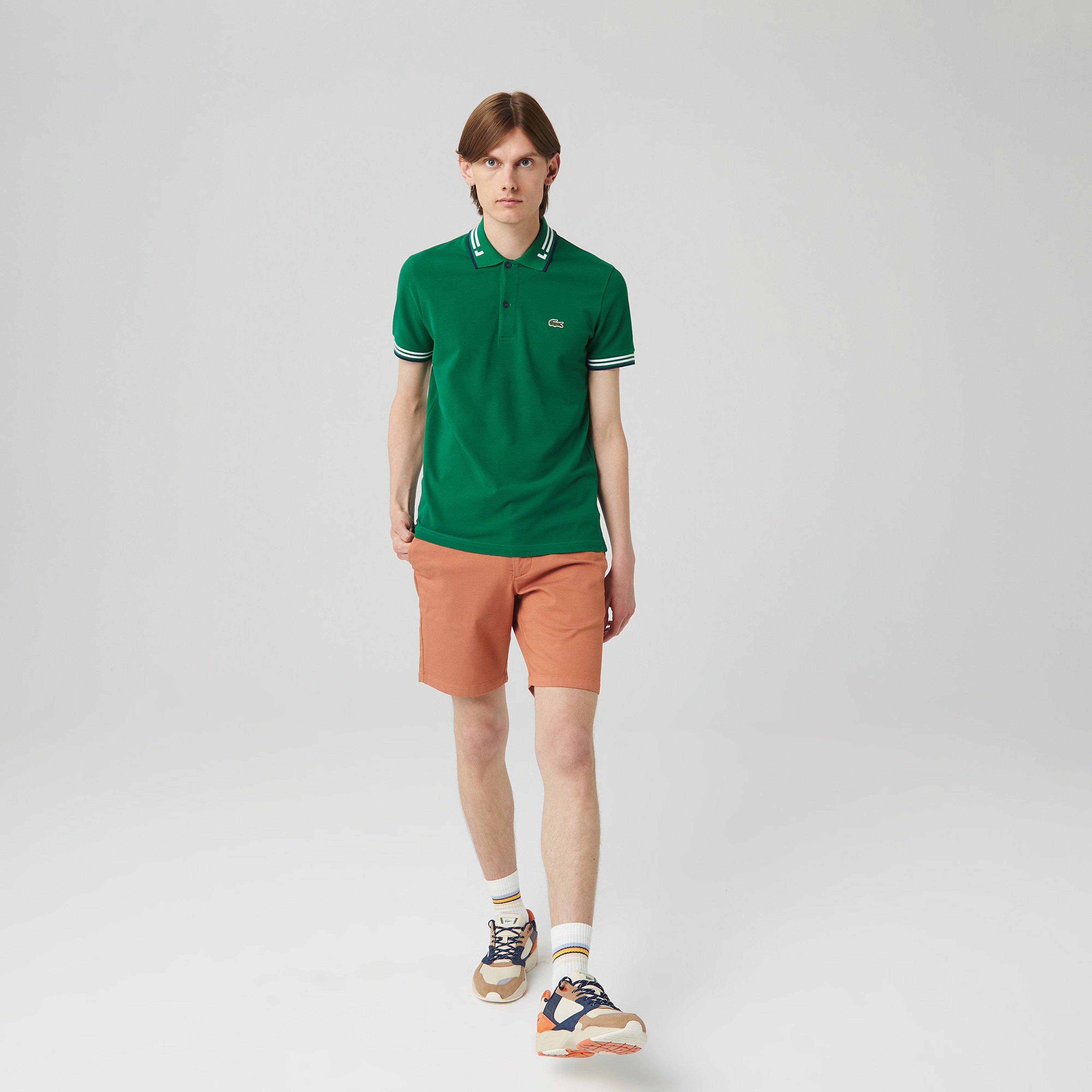 Lacoste Erkek Slim Fit Turuncu Bermuda