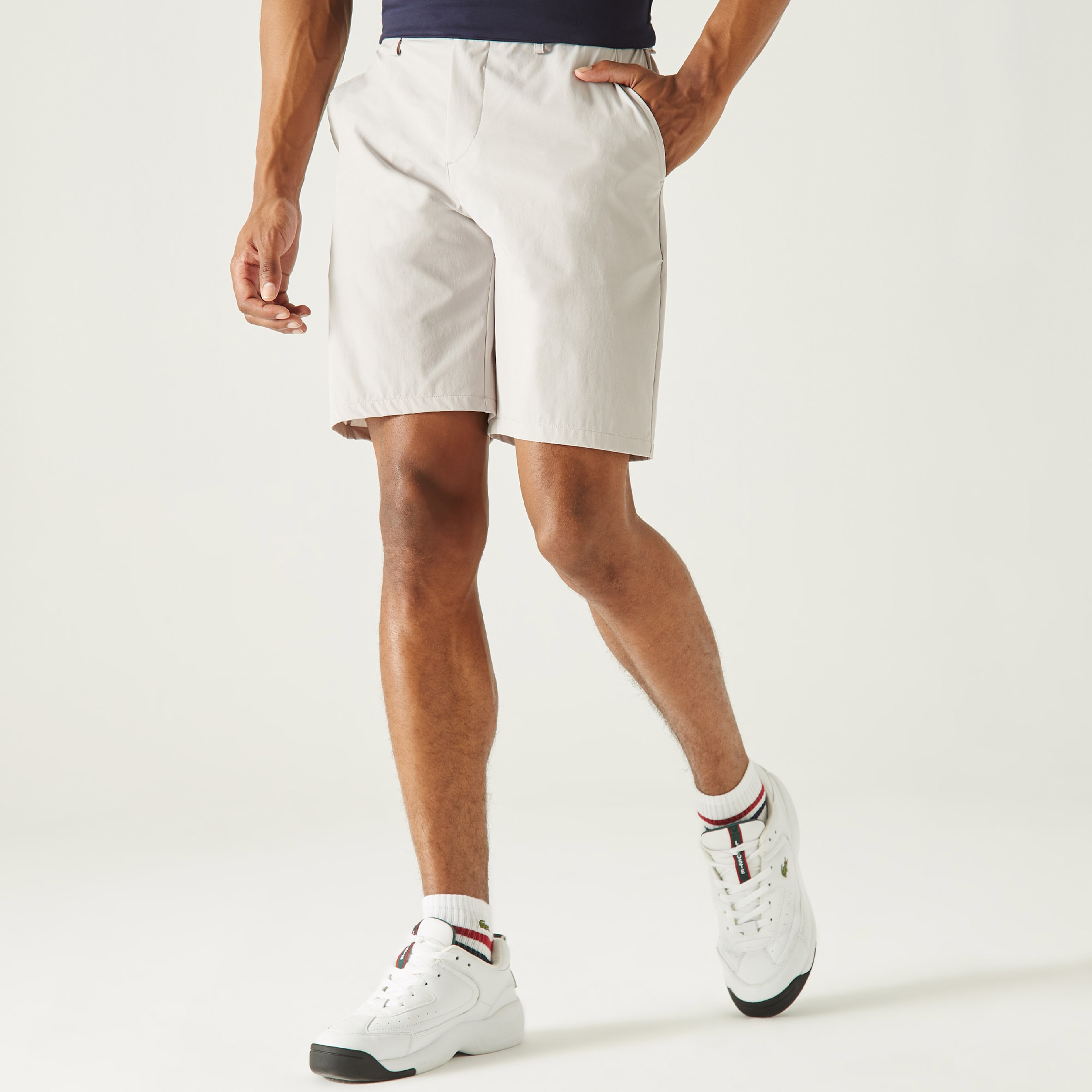 Lacoste Erkek Slim Fit Gri Bermuda