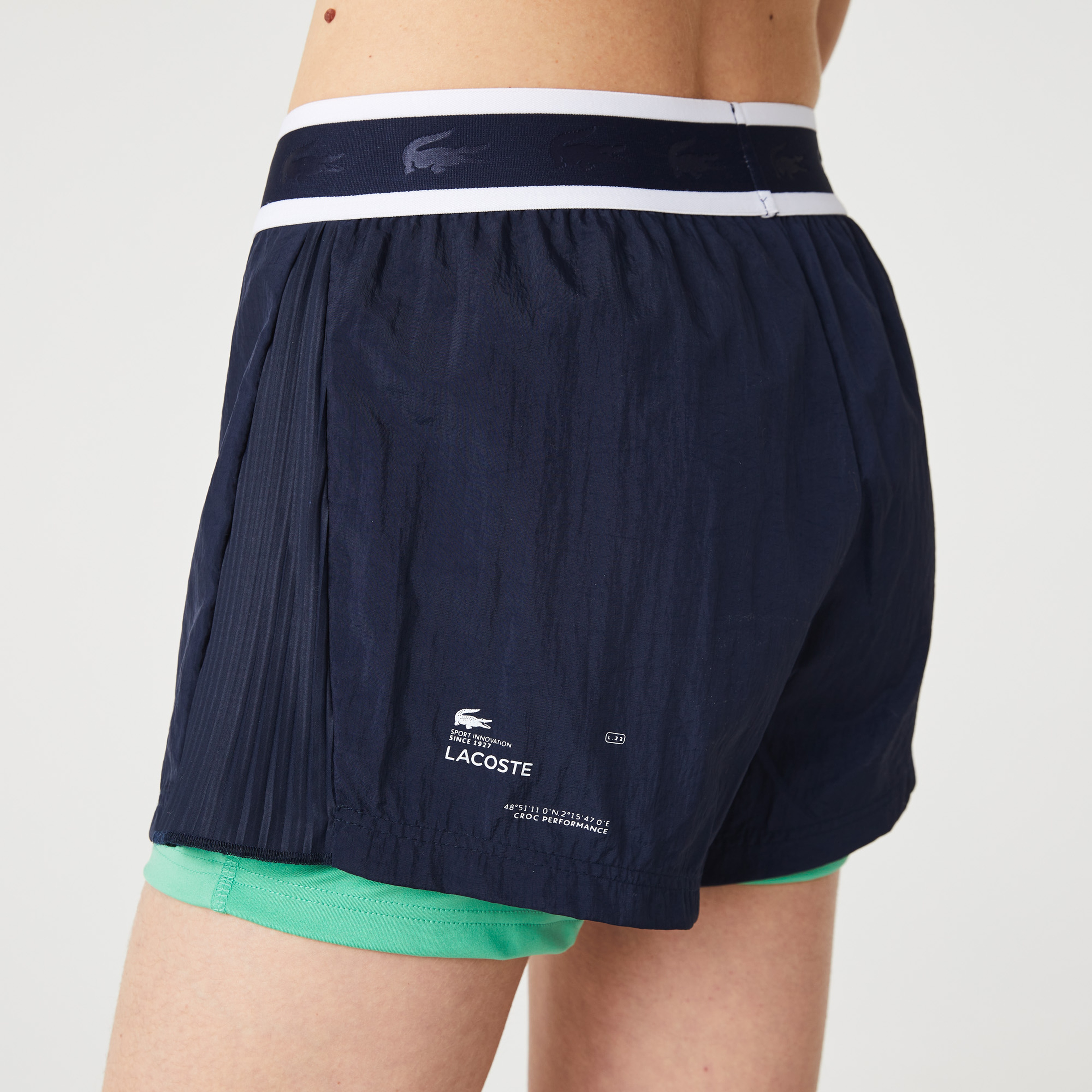 Lacoste SPORT Kadın Lacivert Şort