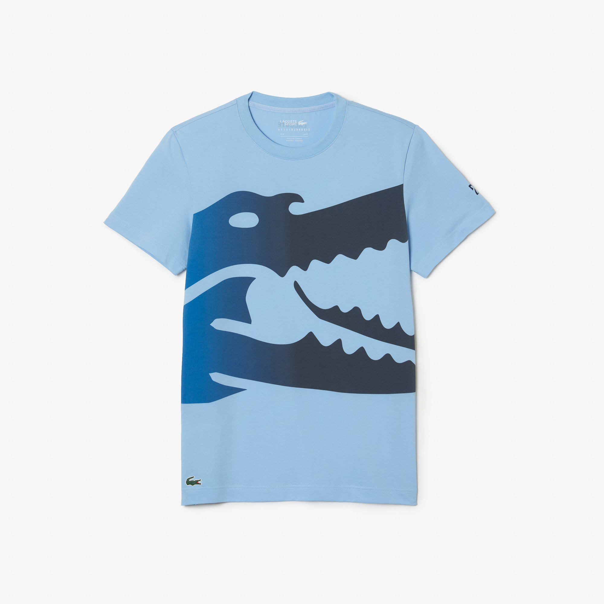Lacoste SPORT x Novak Djokovic Erkek Regular Fit Bisiklet Yaka