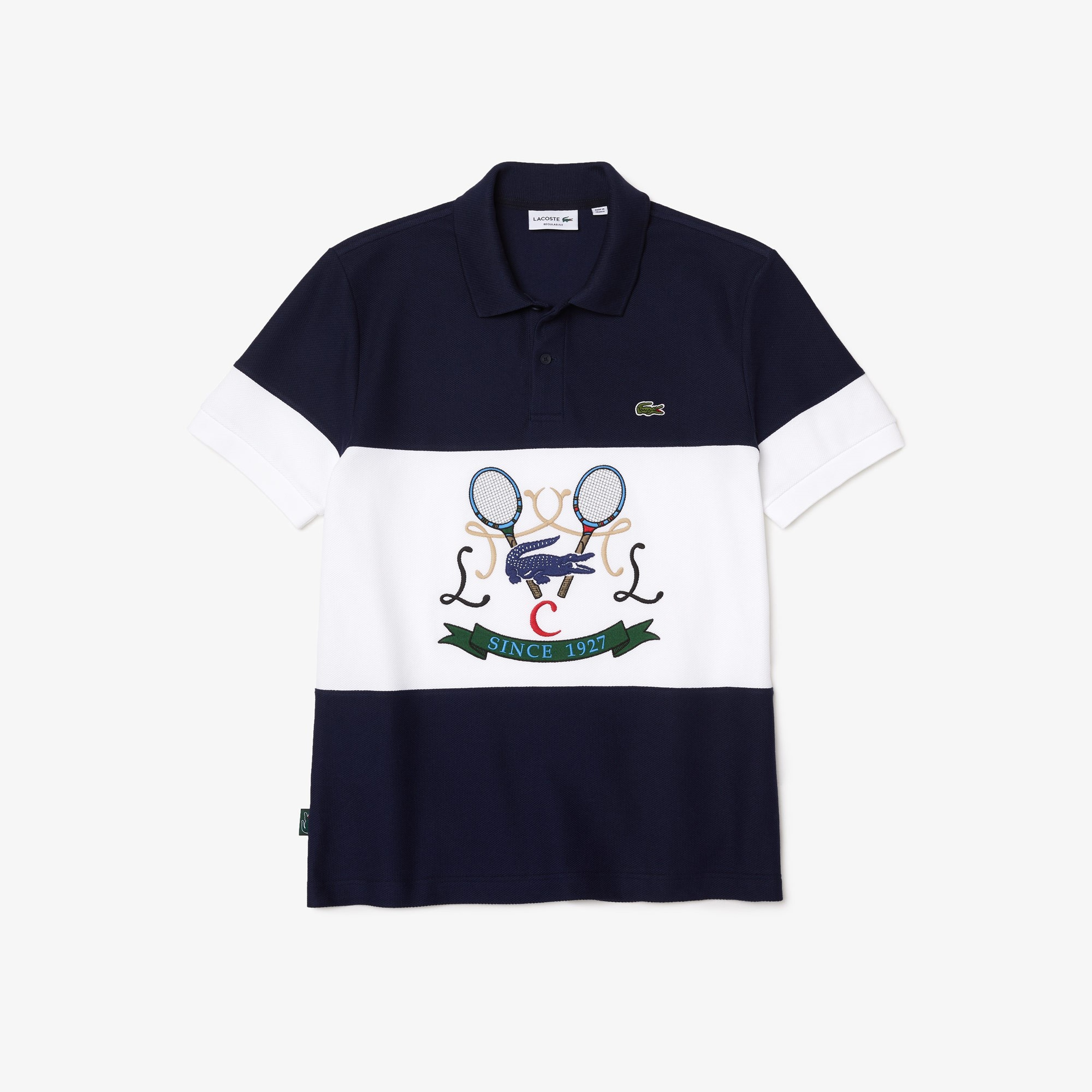 Lacoste Erkek Regular Fit Renk Bloklu Lacivert Polo