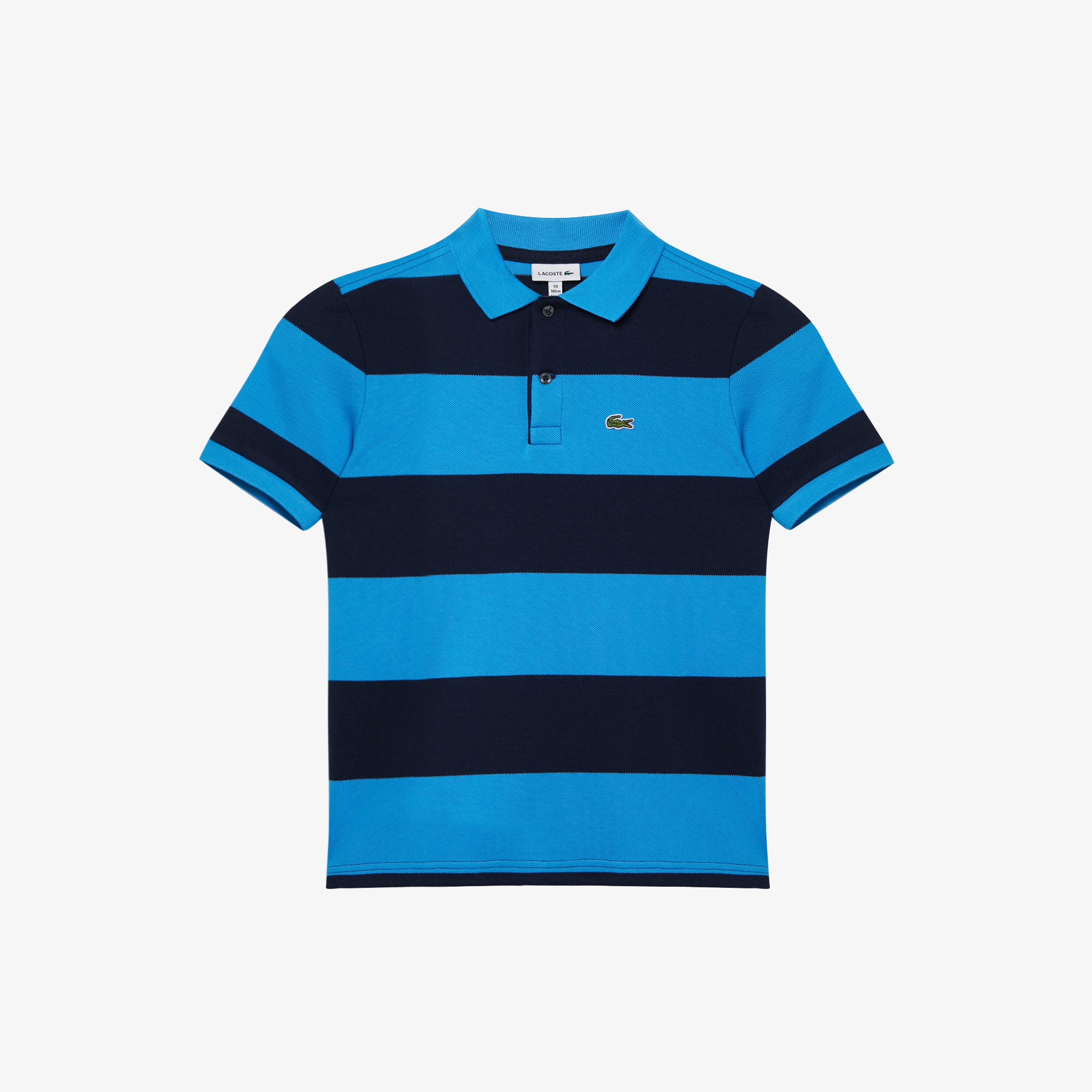 Lacoste Erkek Çocuk Çizgili Mavi Polo