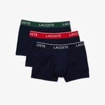 Lacoste Classic Erkek 3'lü Lacivert Boxer