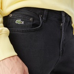 Erkek Slim Fit Gri Jean Pantolon