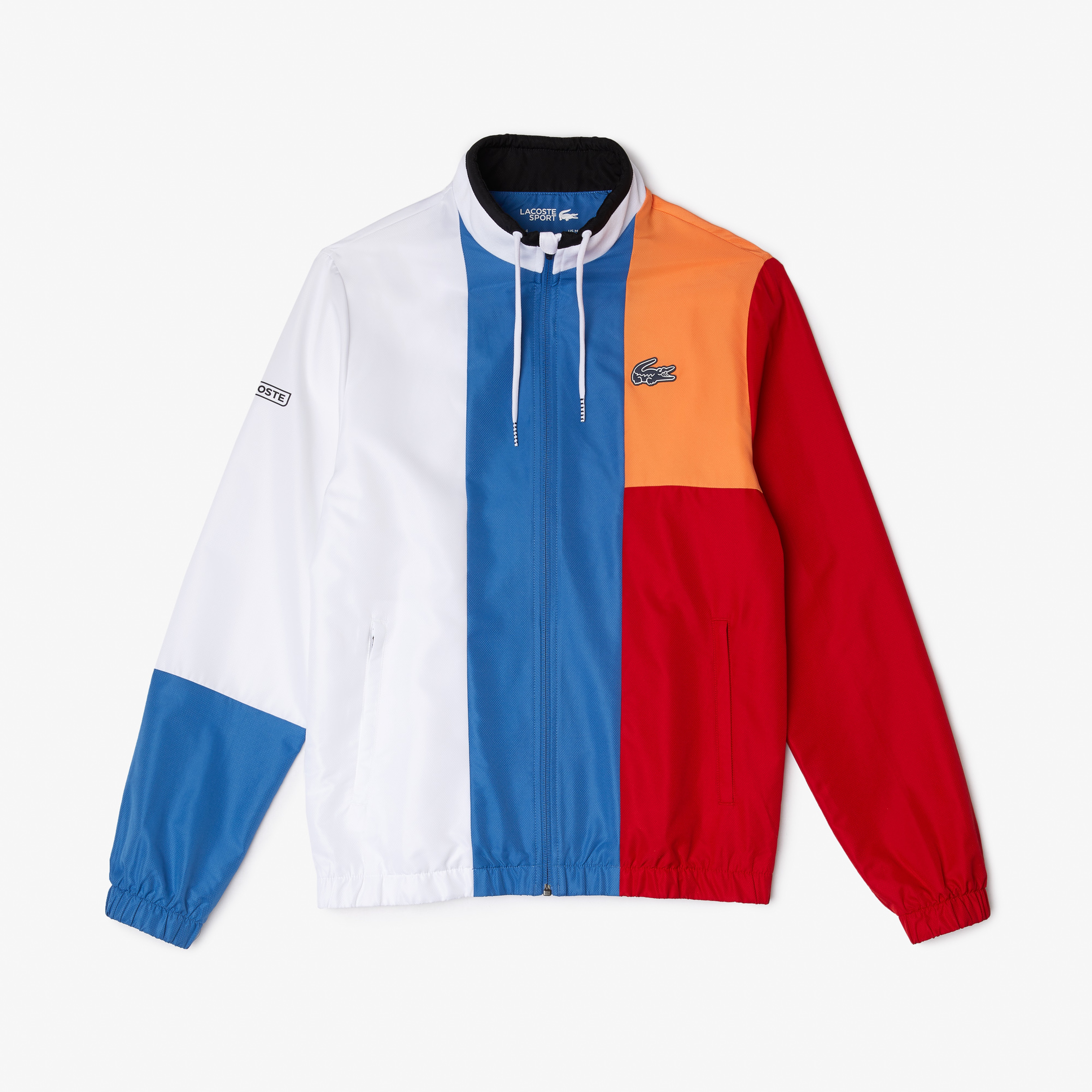 Lacoste SPORT Erkek Regular Fit Dik Yaka Renk Bloklu Lacivert Eşofman Takımı