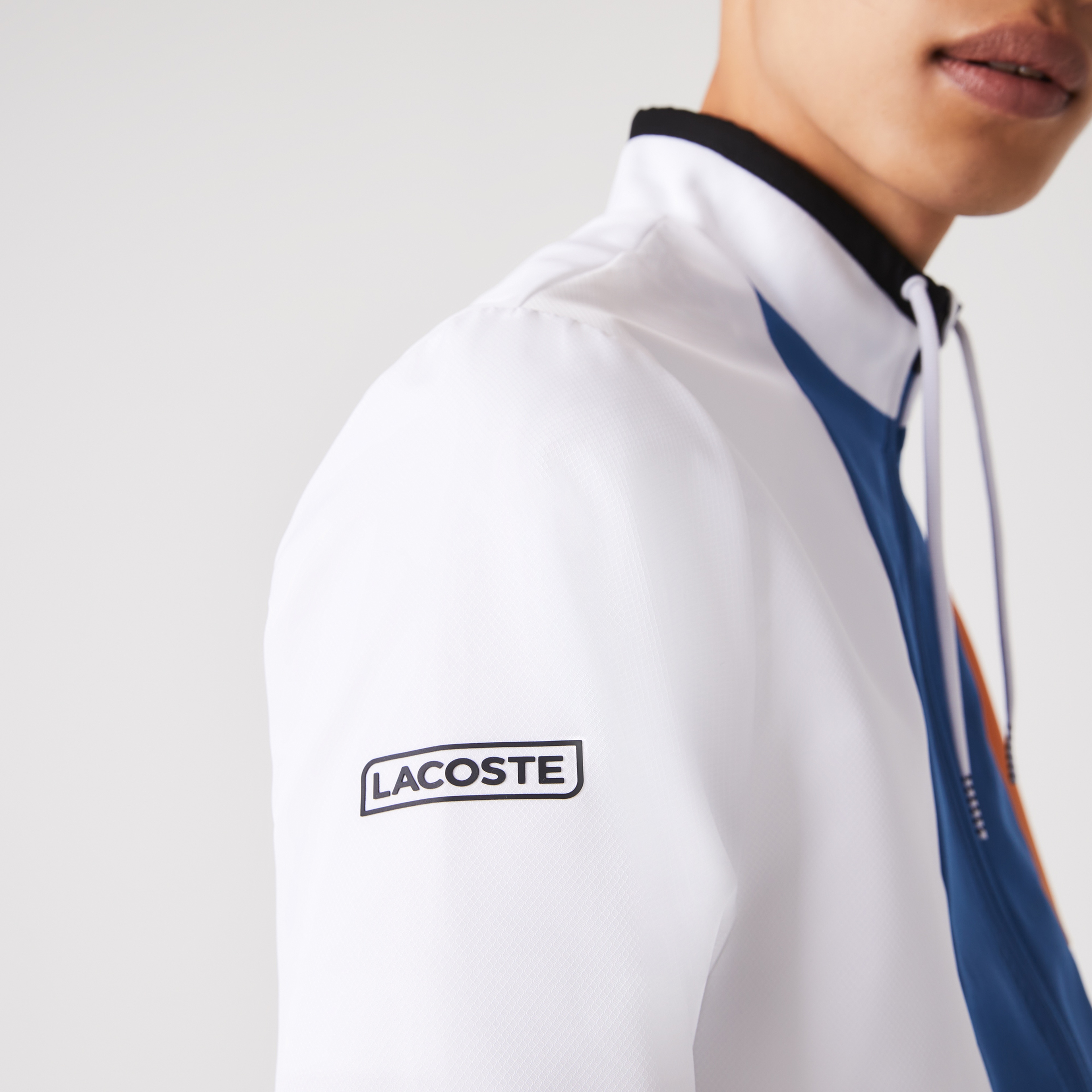 Lacoste SPORT Erkek Regular Fit Dik Yaka Renk Bloklu Lacivert Eşofman Takımı