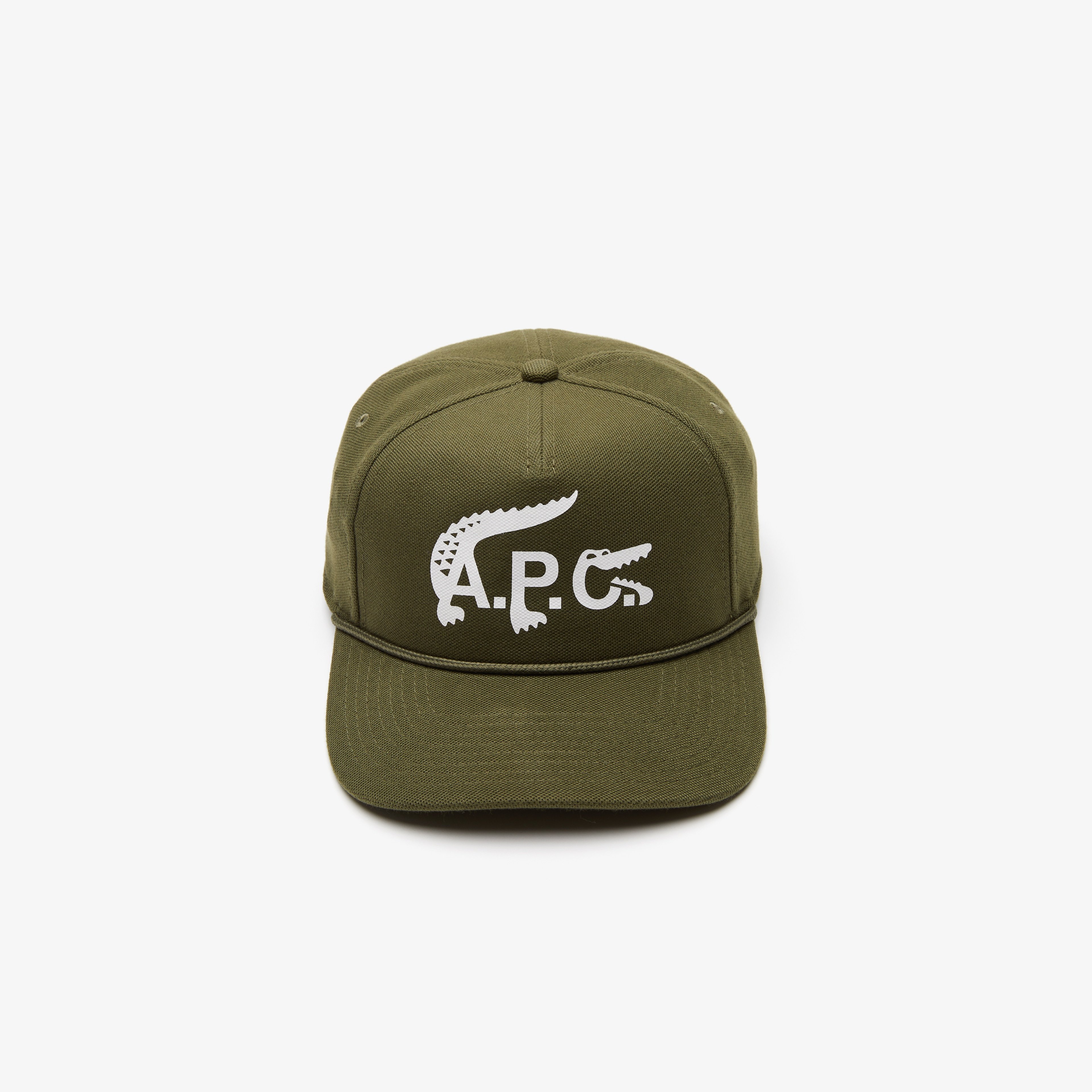 Lacoste X A.P.C Unisex Baskılı Haki Şapka
