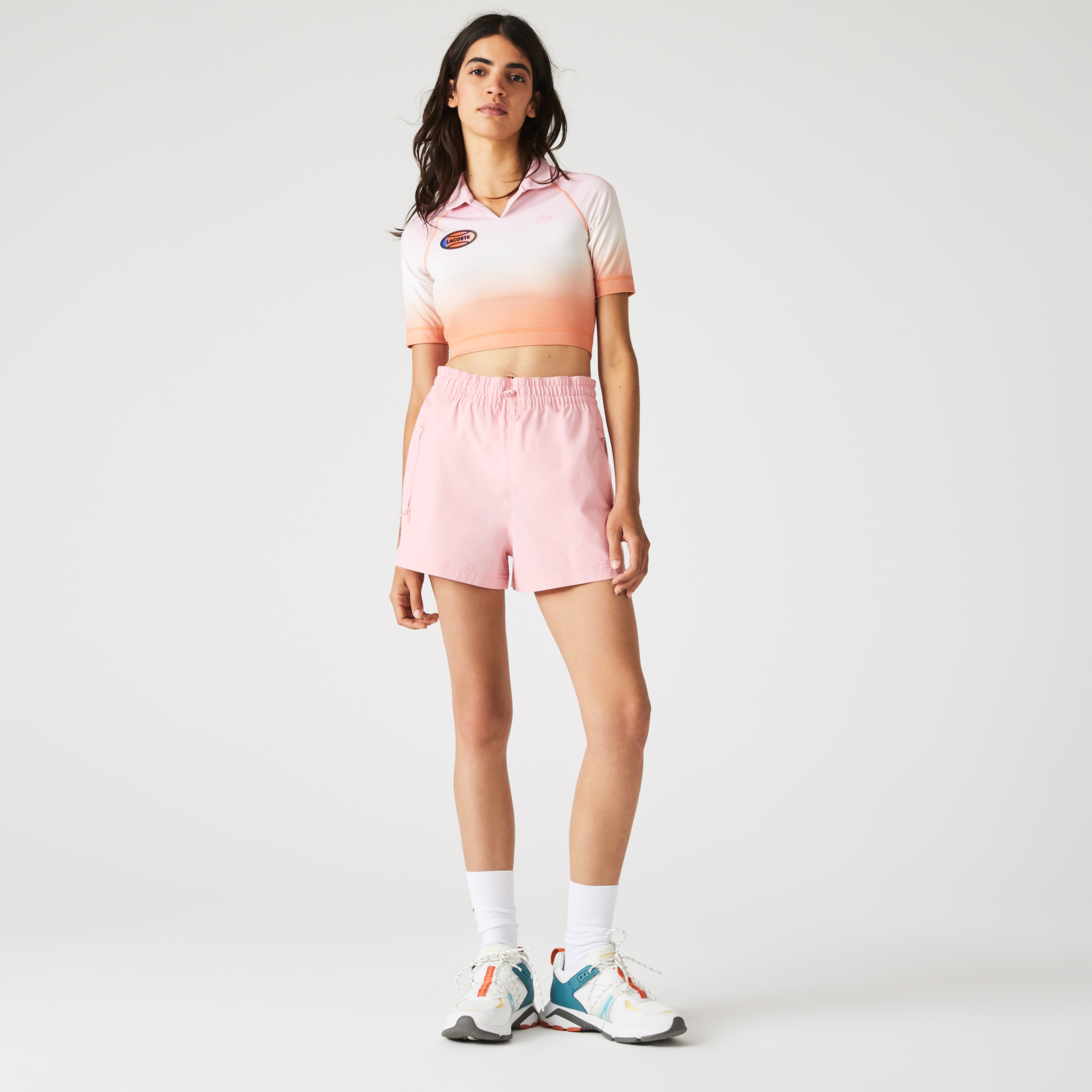 Lacoste Kadın Relaxed Fit Pembe Şort