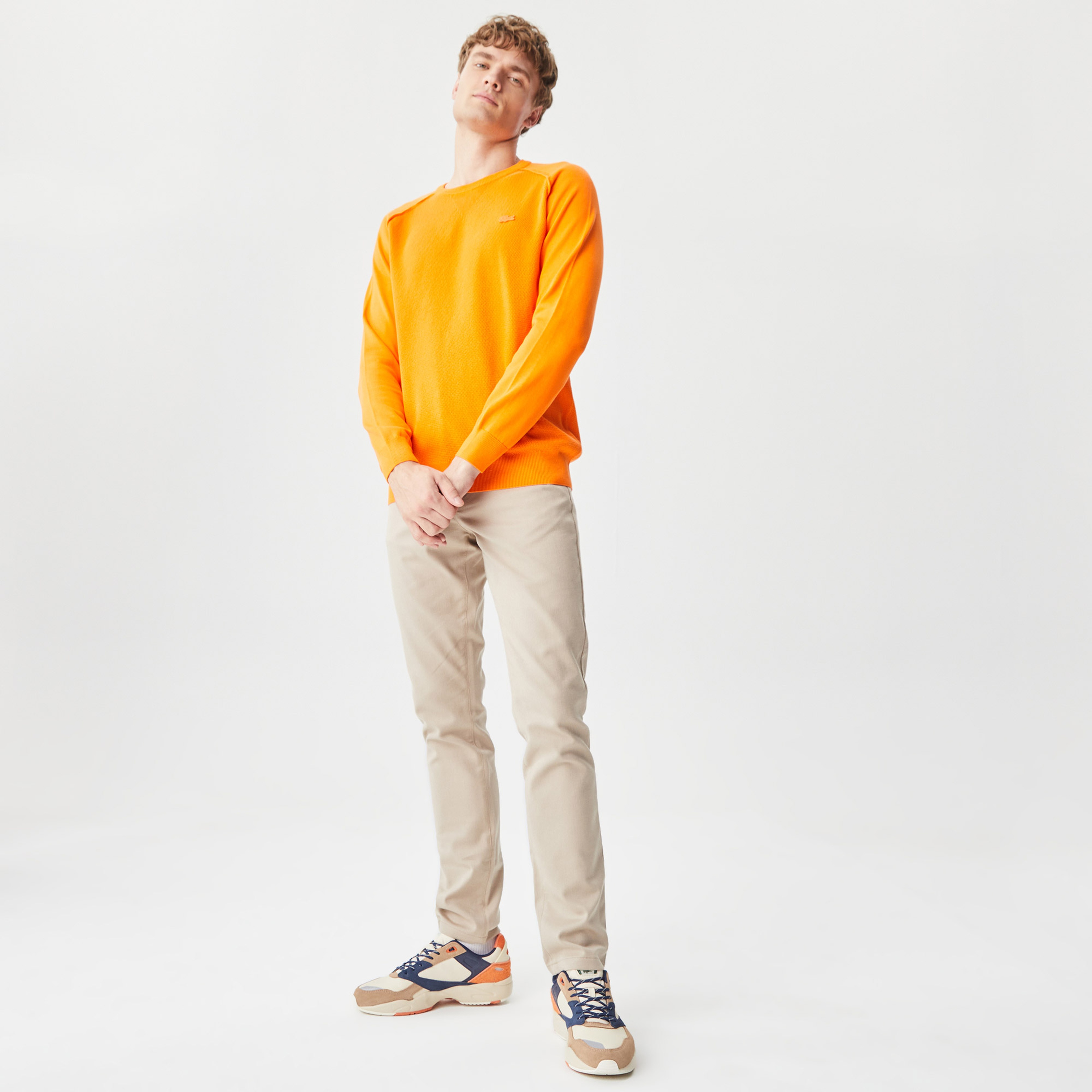 Lacoste Erkek Slim Fit Bej Pantolon