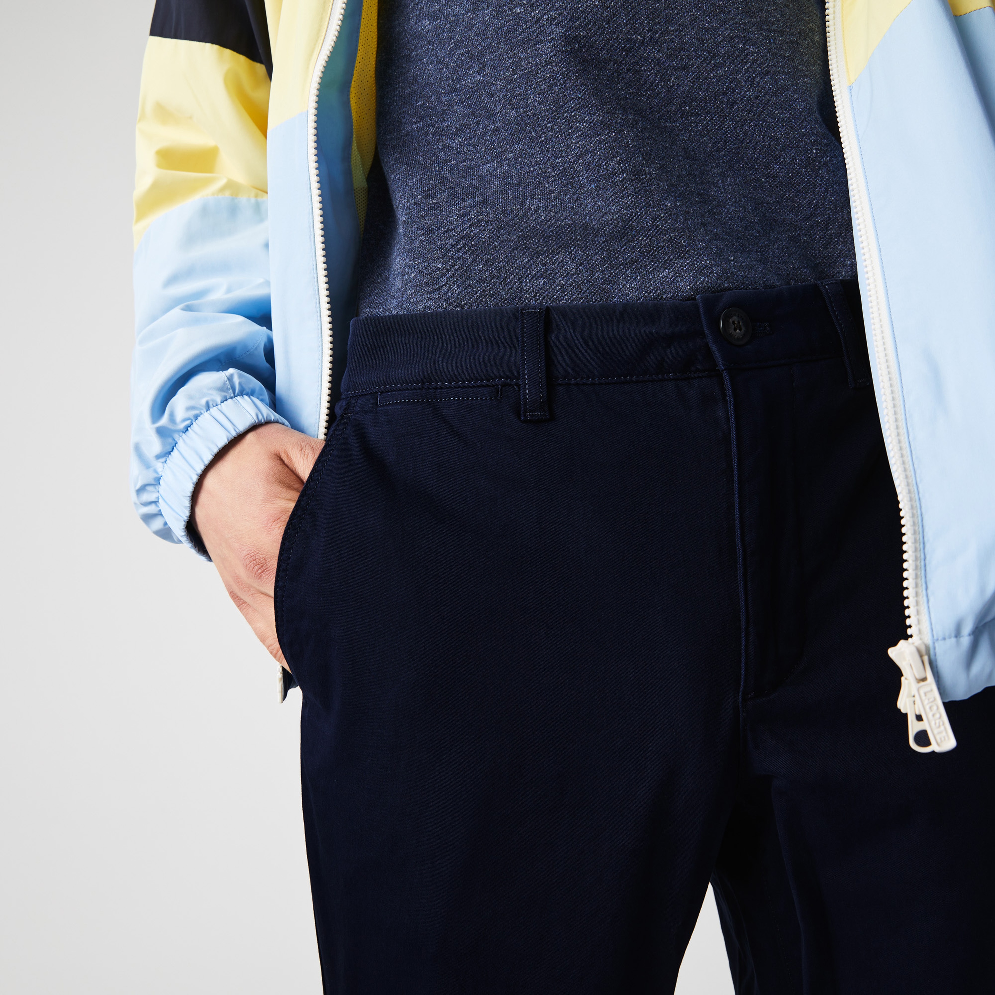 Lacoste Erkek Slim Fit Lacivert Pantolon