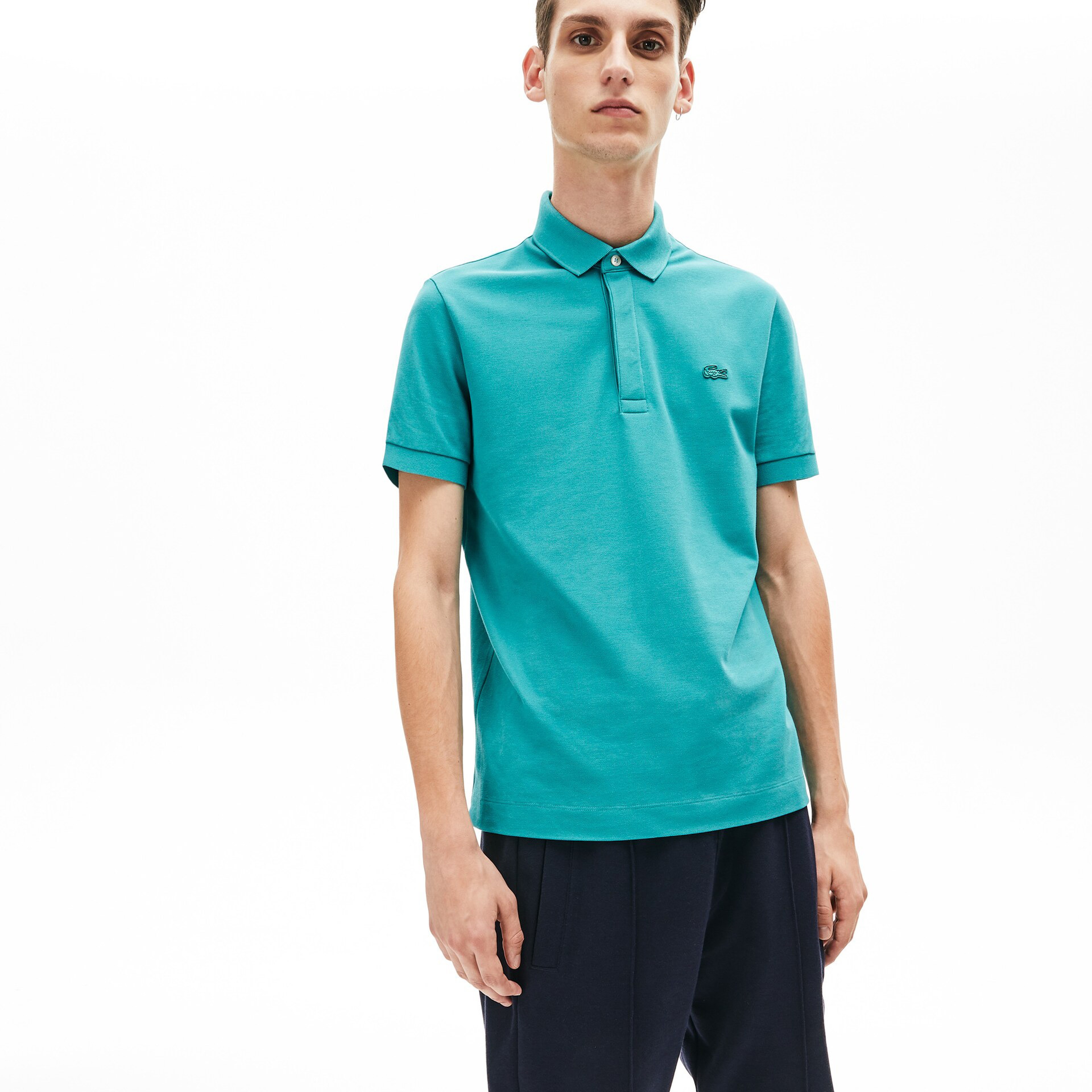 Lacoste Erkek Regular Fit Mavi Paris Polo