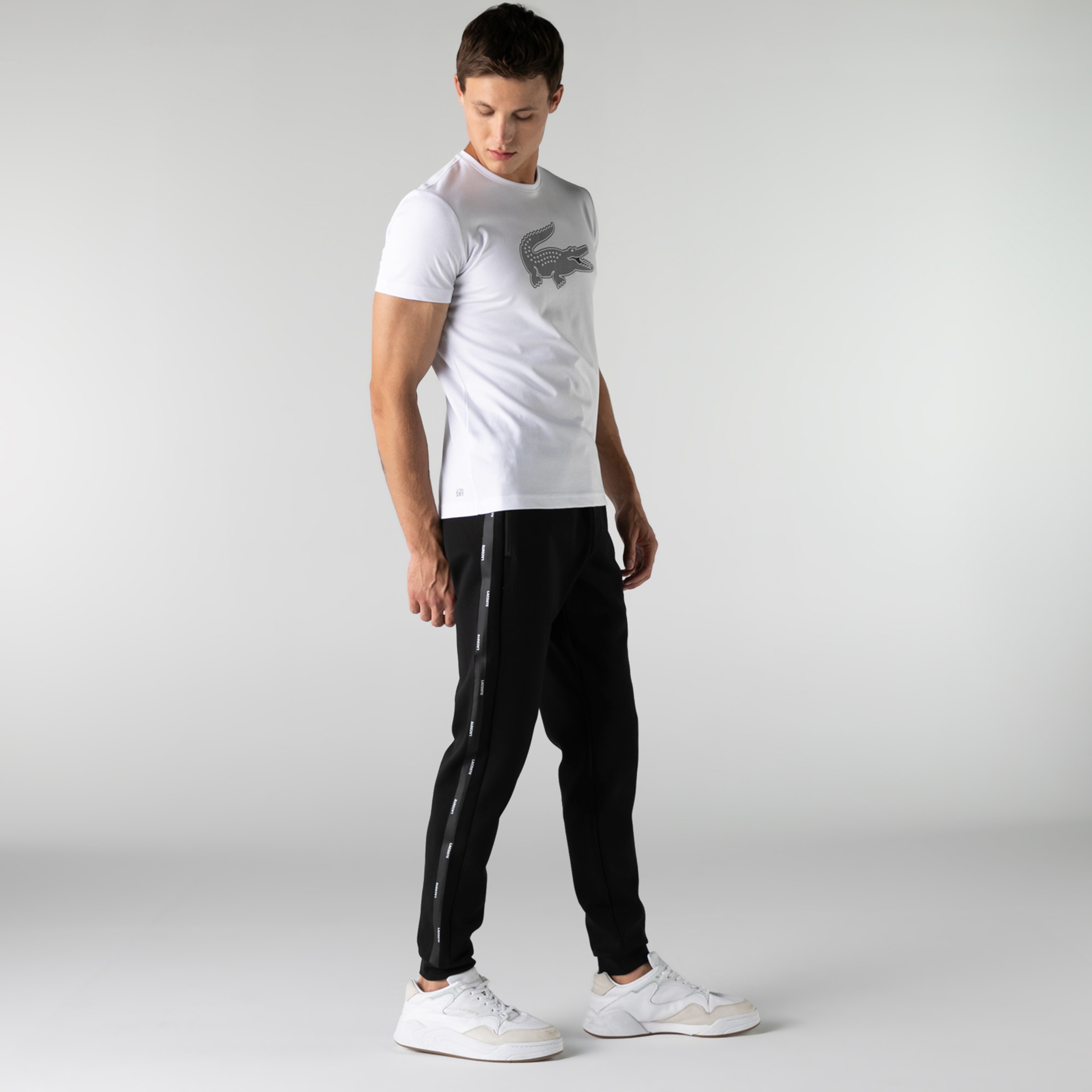 Lacoste Erkek Regular Fit Siyah Eşofman Altı