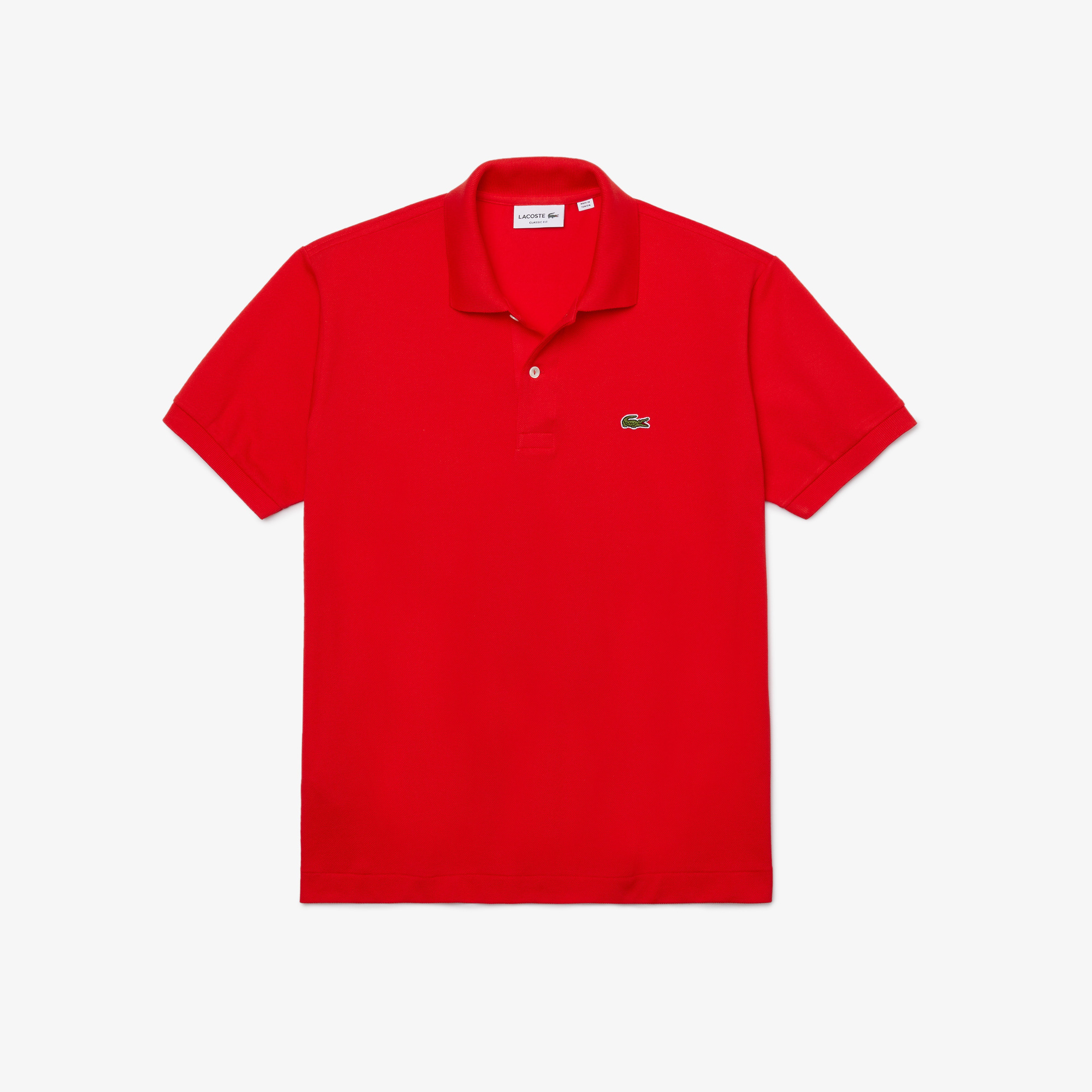 L.12.12 Erkek Classic Fit Kırmızı Polo
