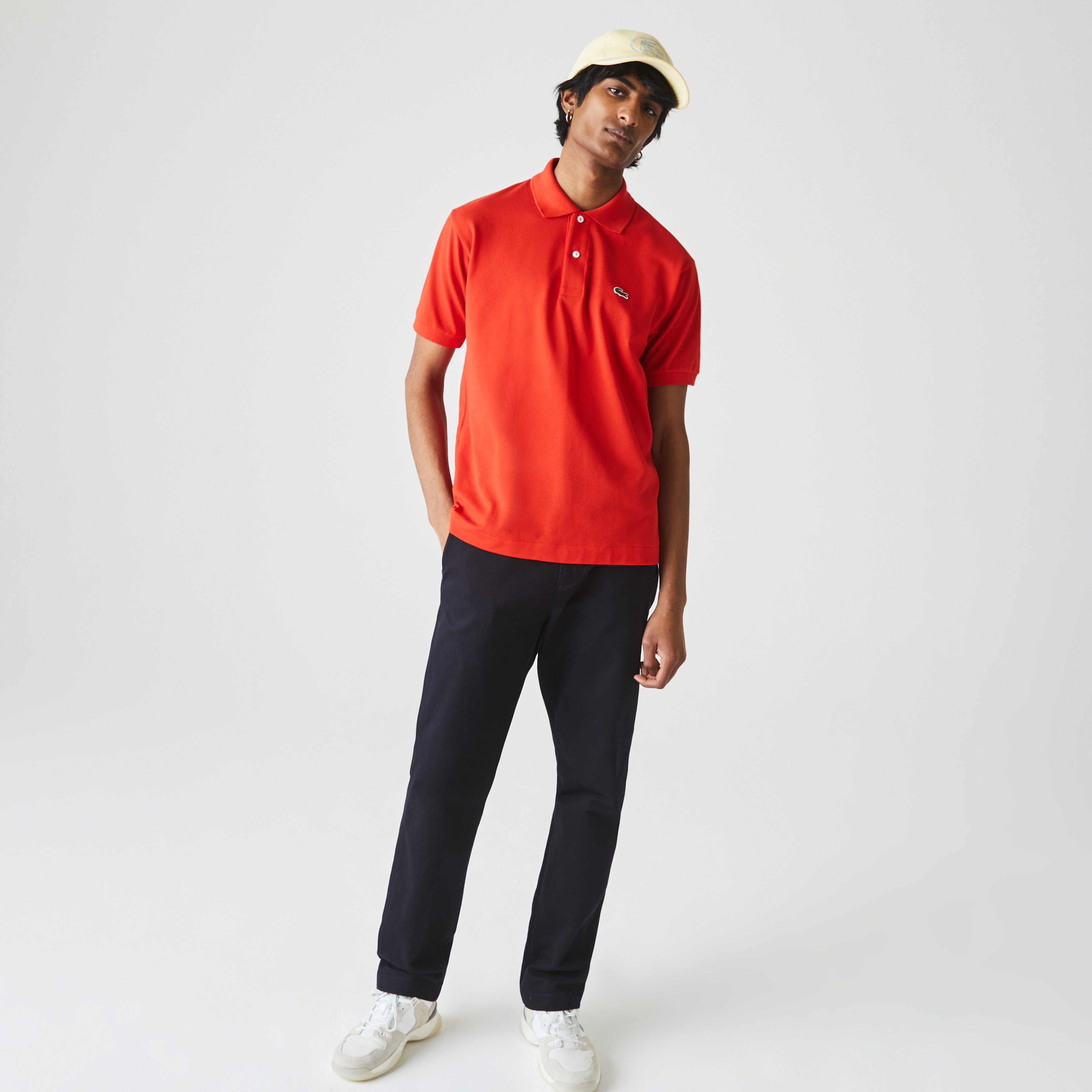 L.12.12 Erkek Classic Fit Kırmızı Polo