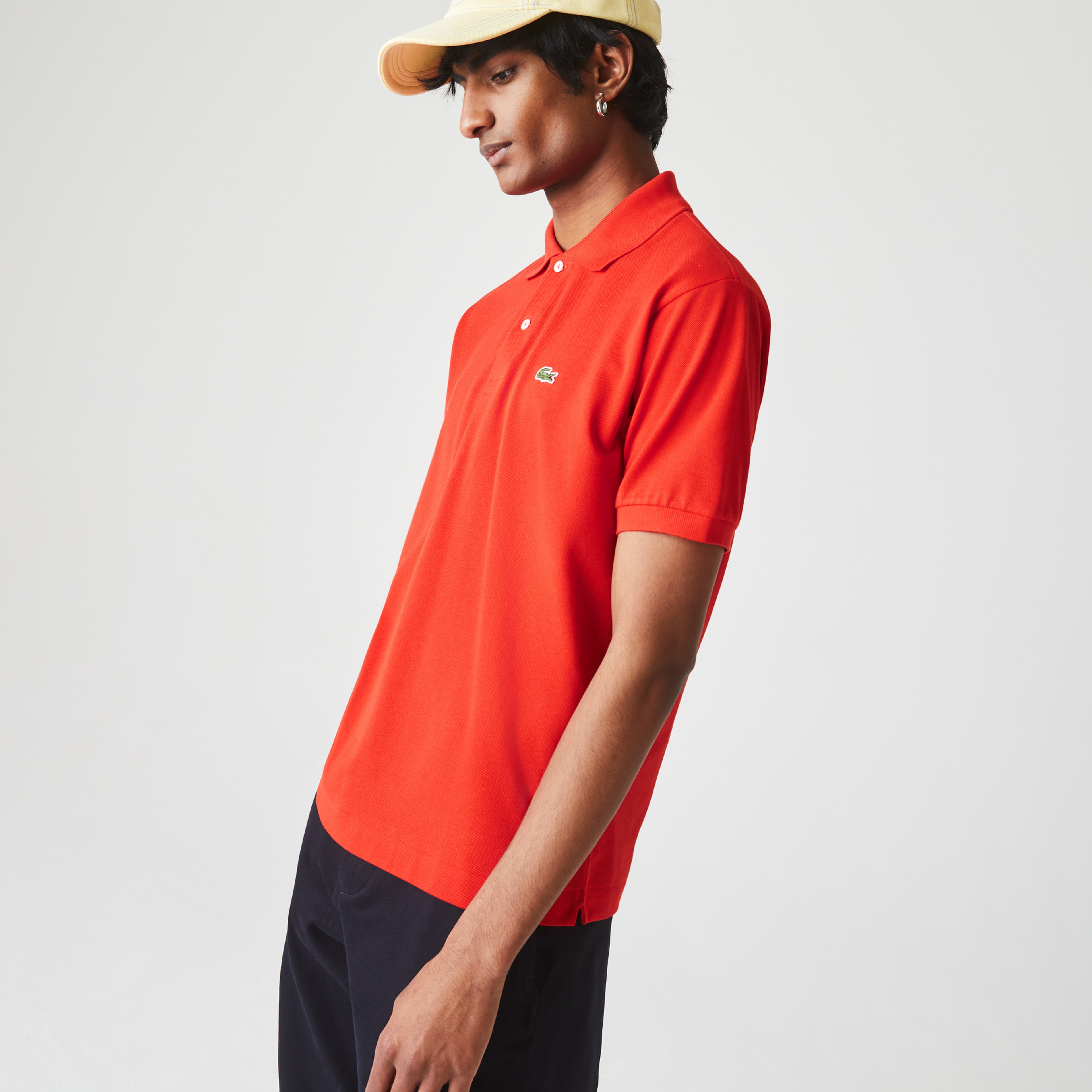 L.12.12 Erkek Classic Fit Kırmızı Polo