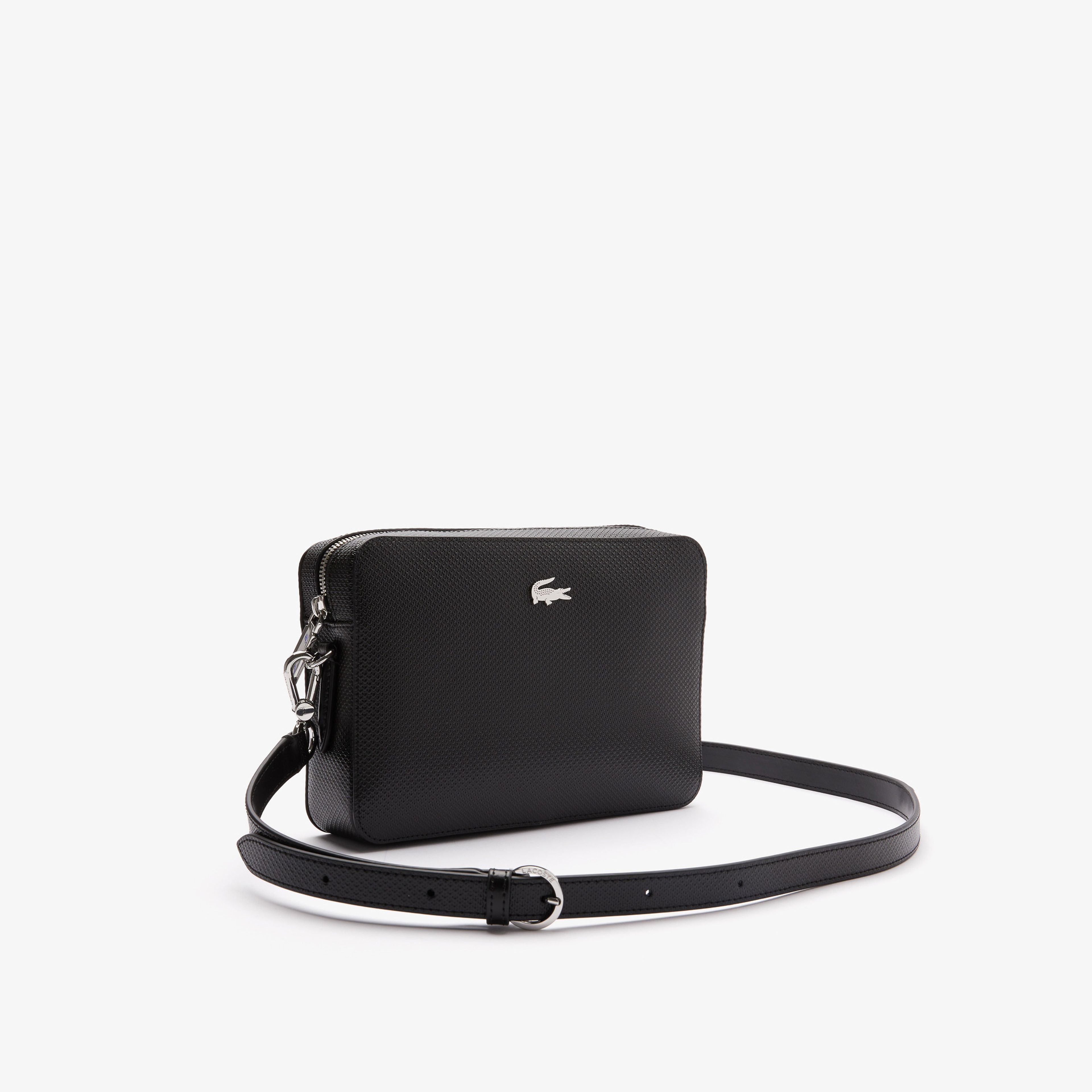 Lacoste Chantaco Classics Kadın Deri Siyah Çanta