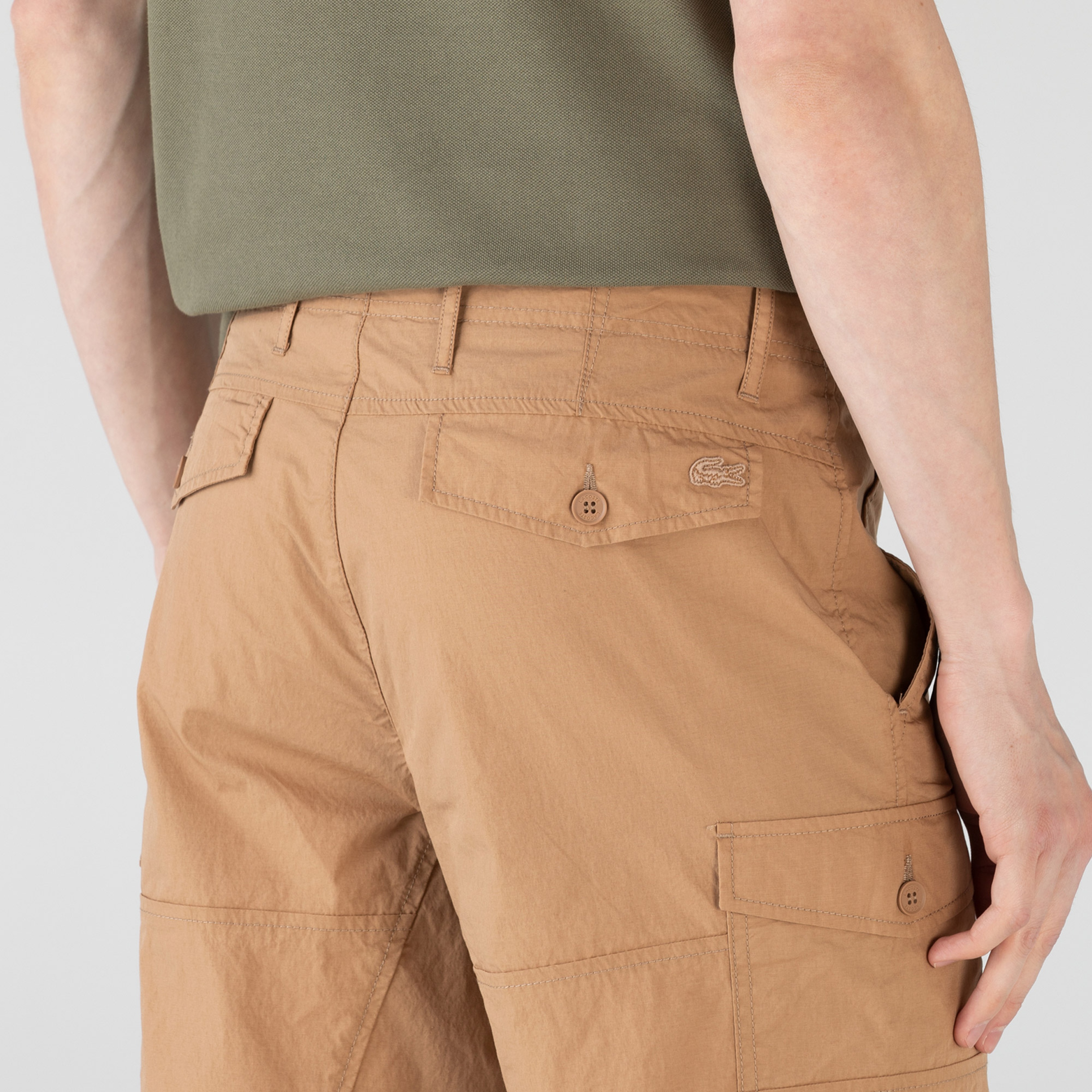 Lacoste Erkek Bej Bermuda Şort