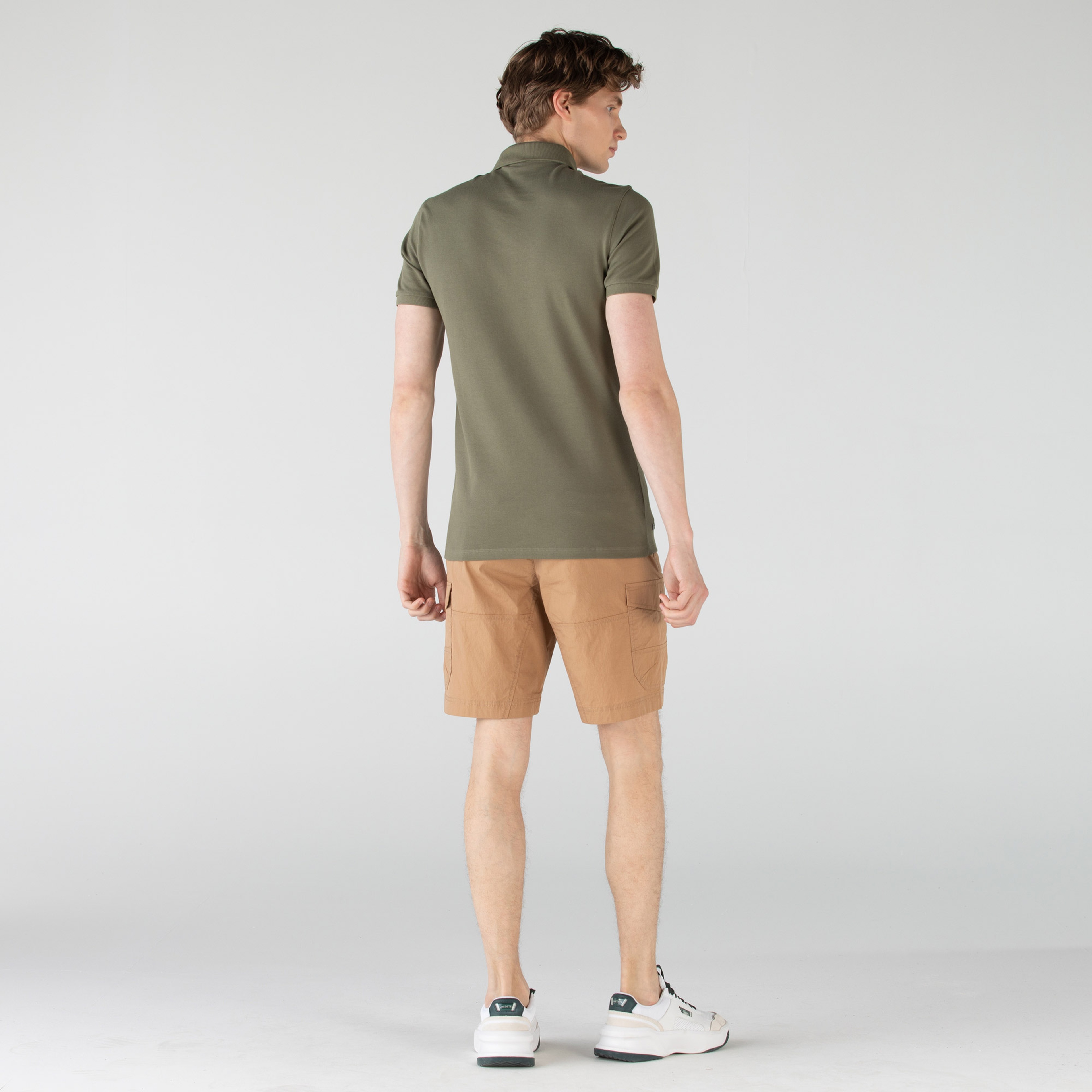 Lacoste Erkek Bej Bermuda Şort