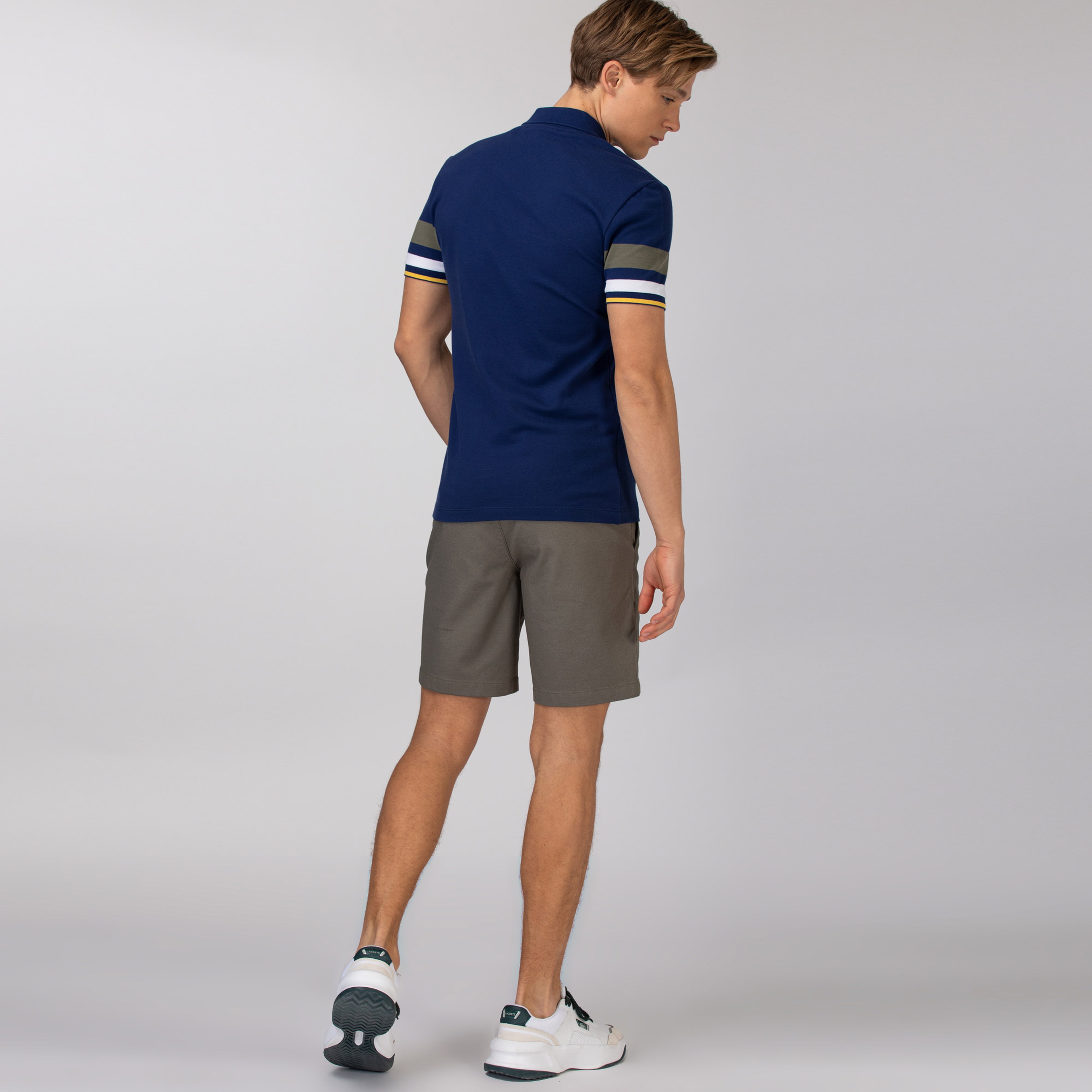 Lacoste Erkek Slim Fit Haki Bermuda Şort