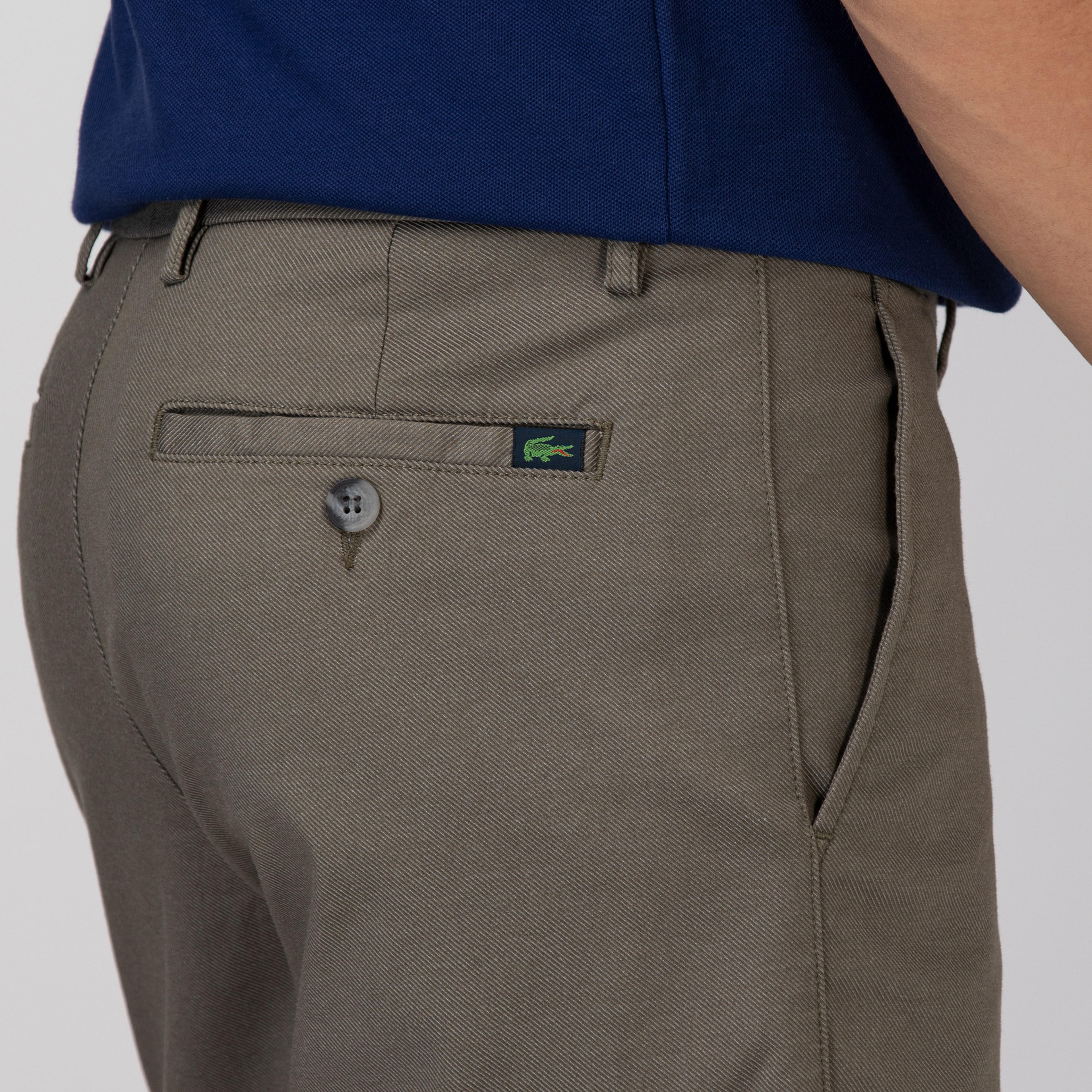 Lacoste Erkek Slim Fit Haki Bermuda Şort