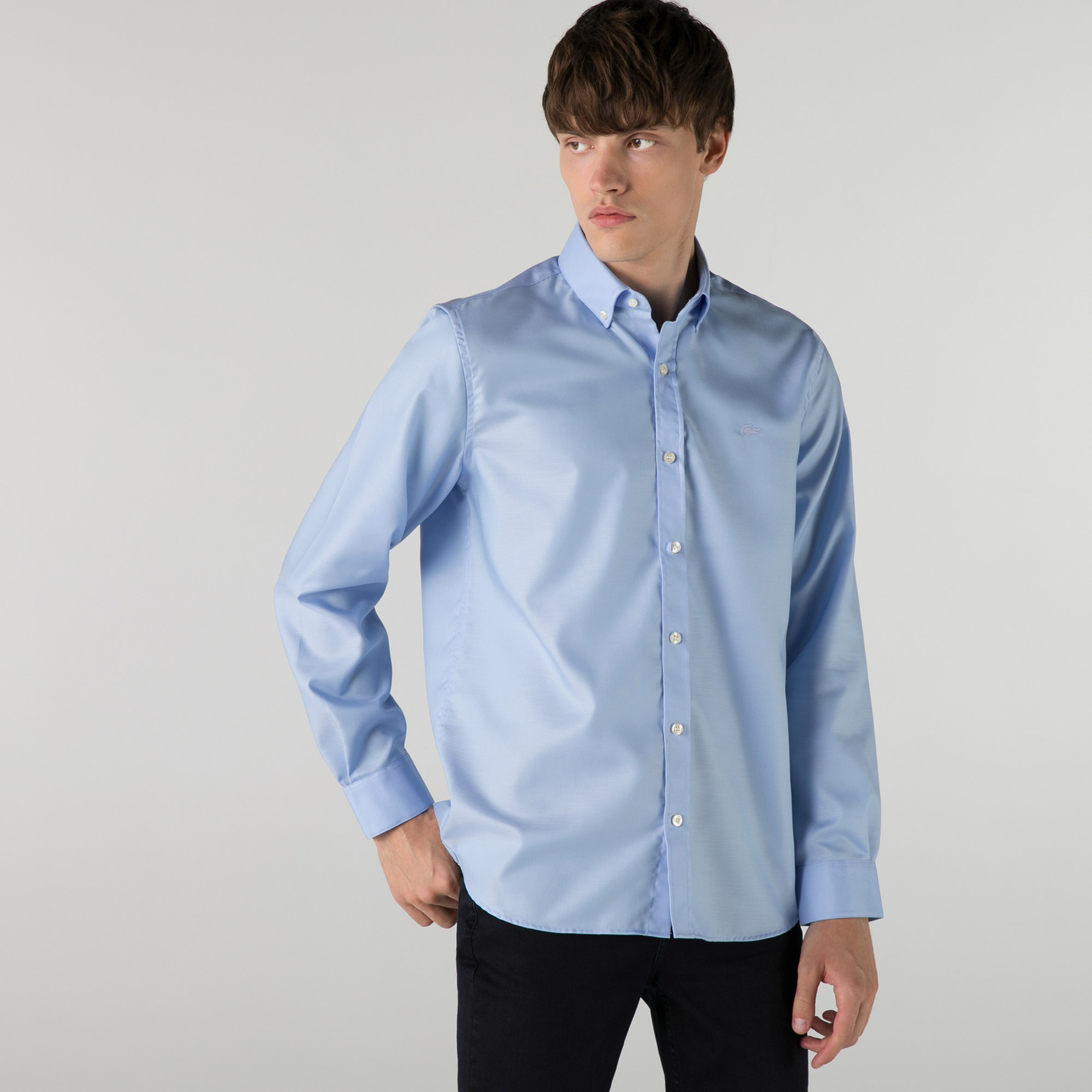 Lacoste Erkek Regular Fit Mavi Gömlek