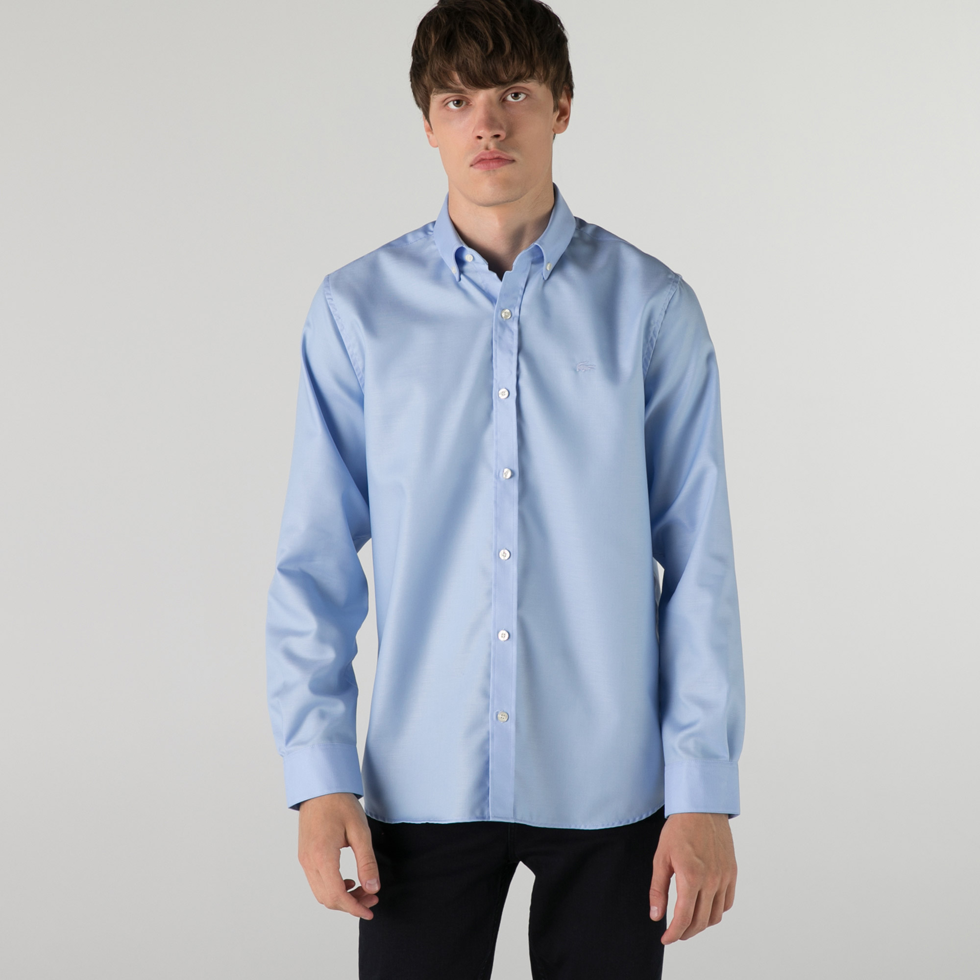 Lacoste Erkek Regular Fit Mavi Gömlek