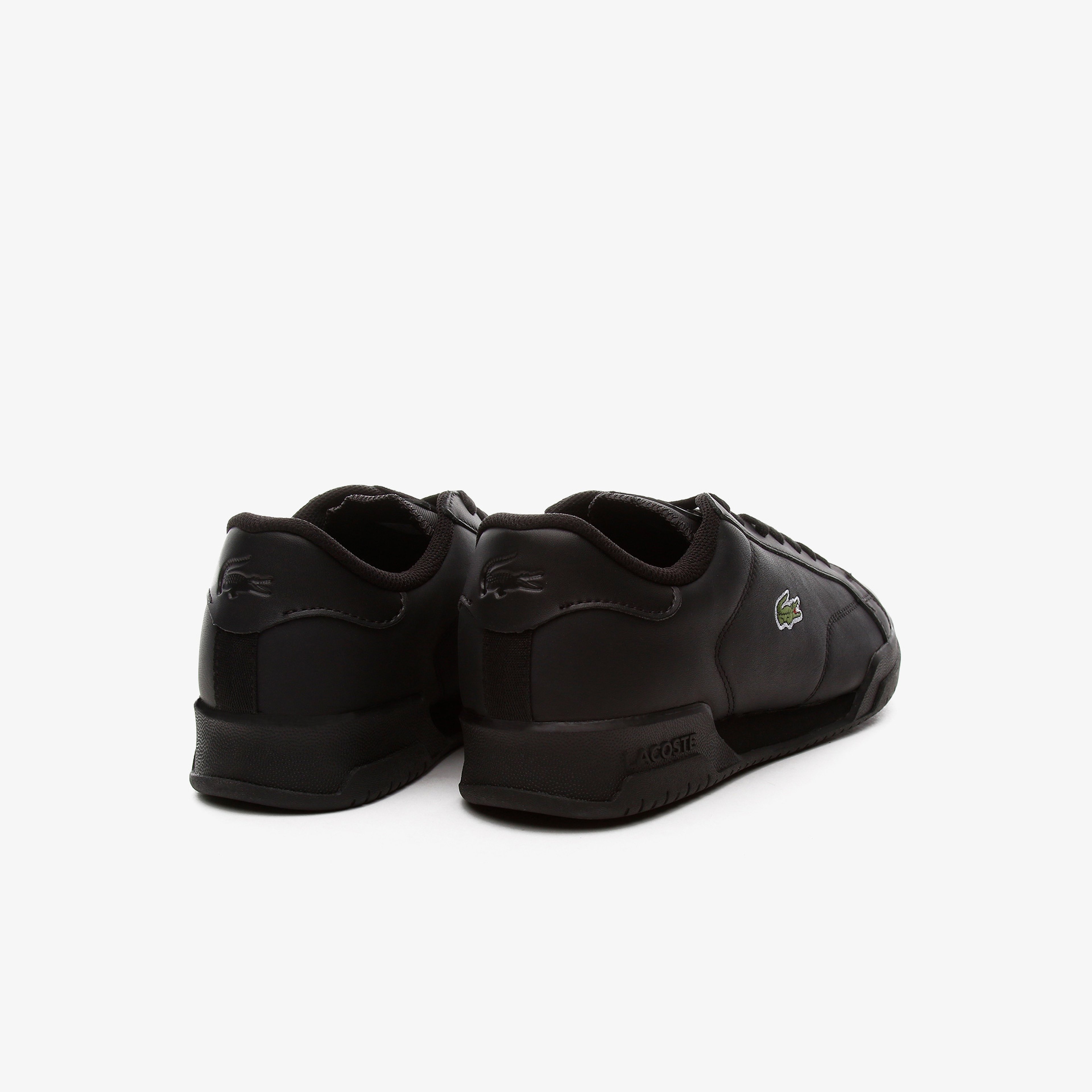 Lacoste Twin Serve Erkek Deri Siyah Spor Ayakkabı