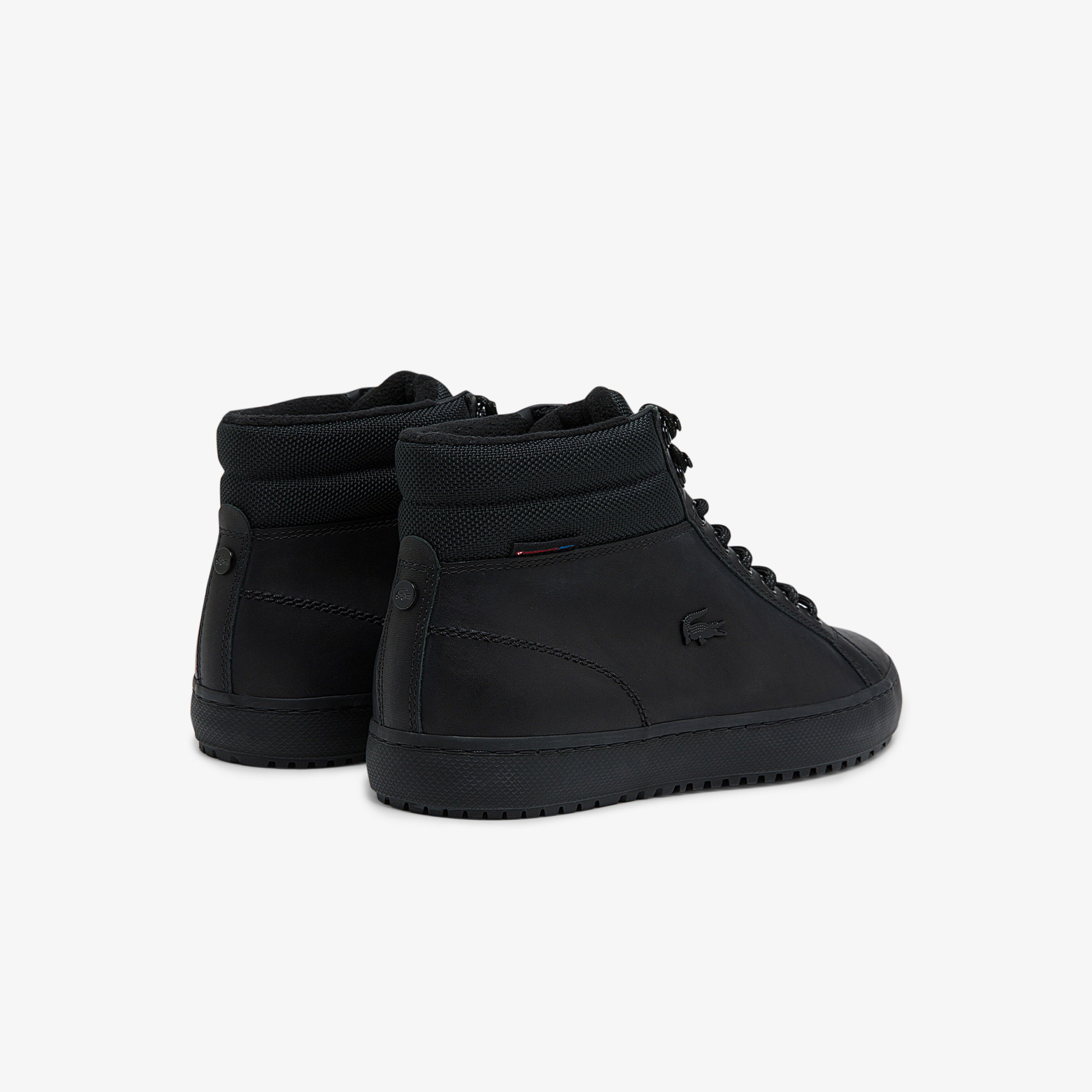 Lacoste Straightset Thermo Erkek Deri Siyah Bot