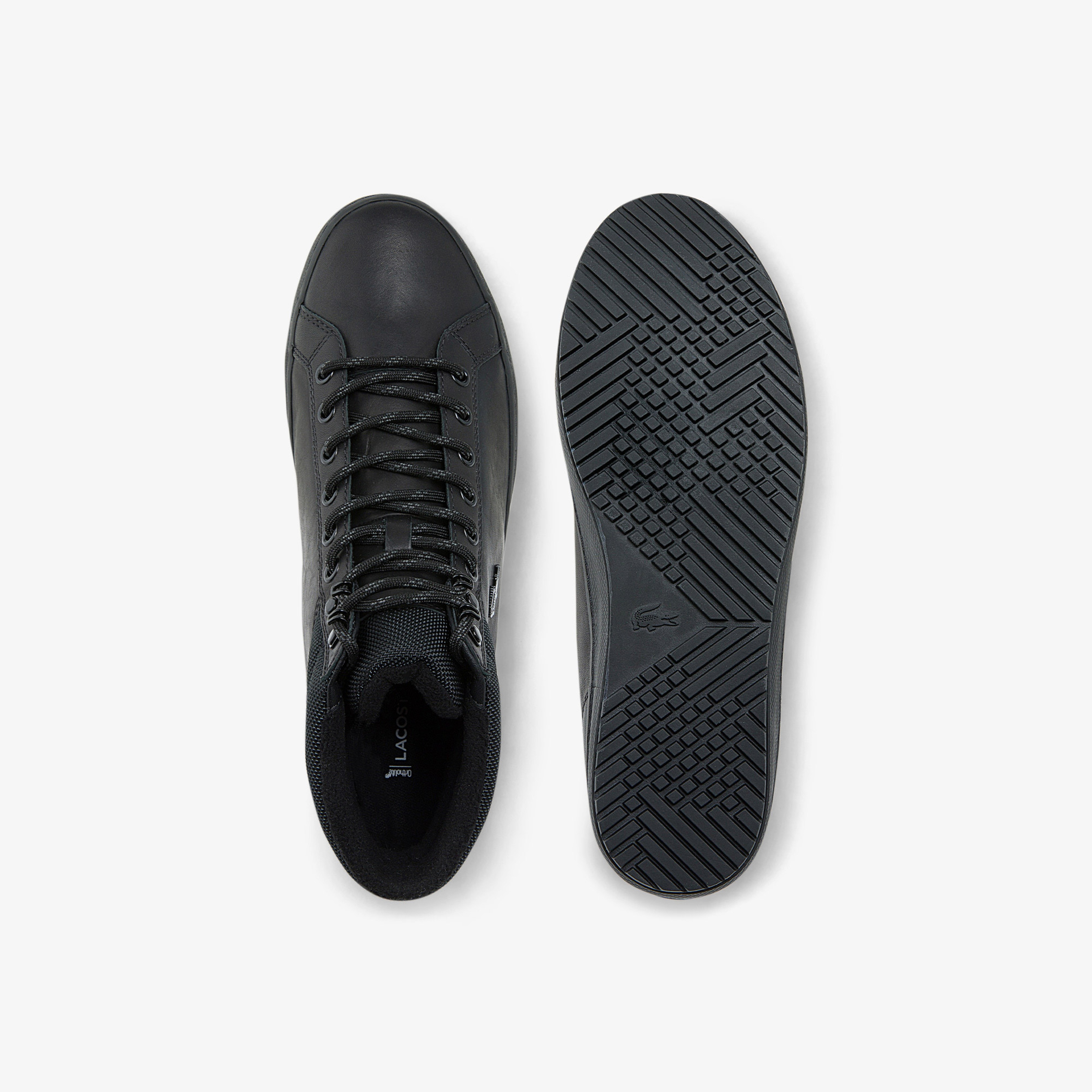 Lacoste Straightset Thermo Erkek Deri Siyah Bot