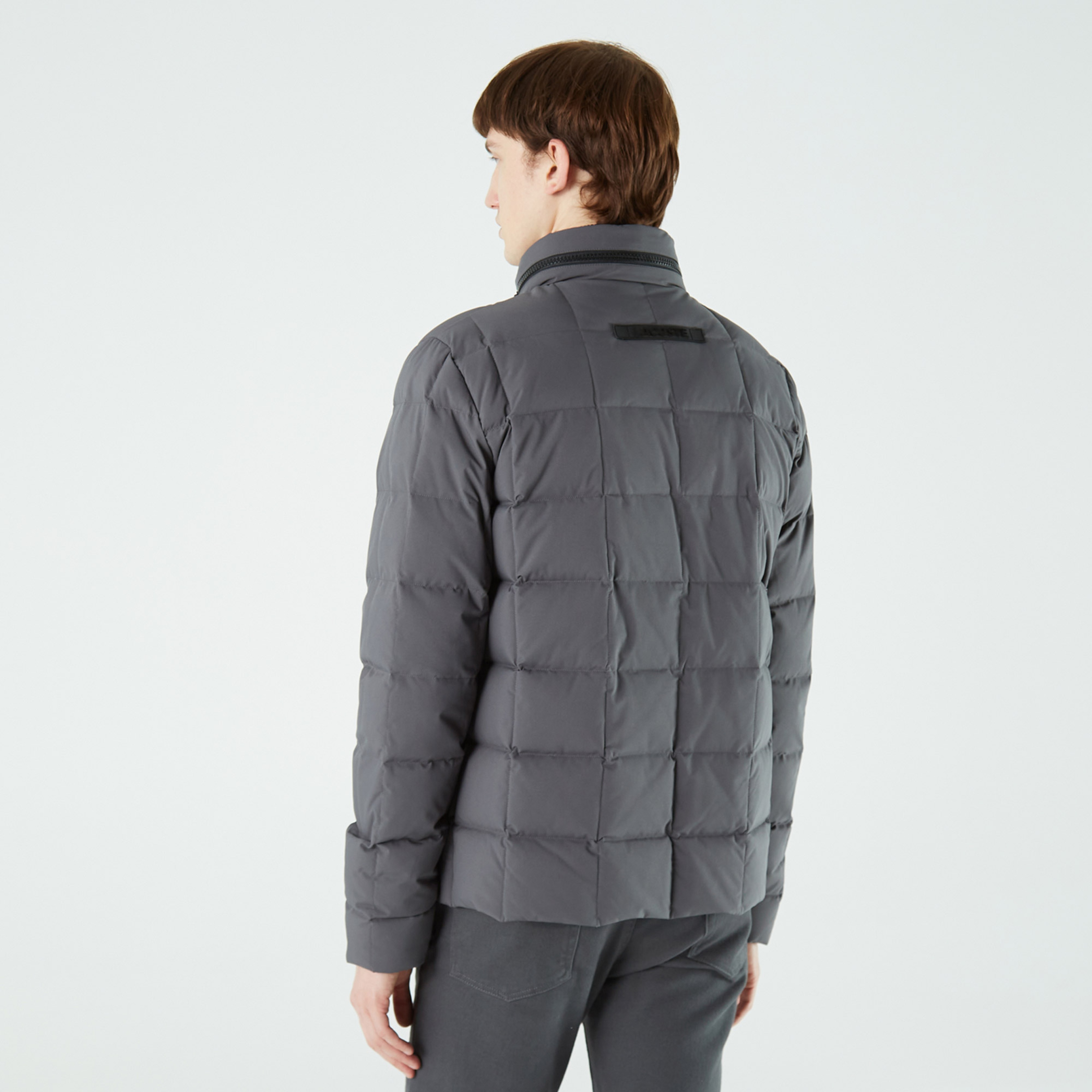 Lacoste Erkek Kapitone Gri Mont