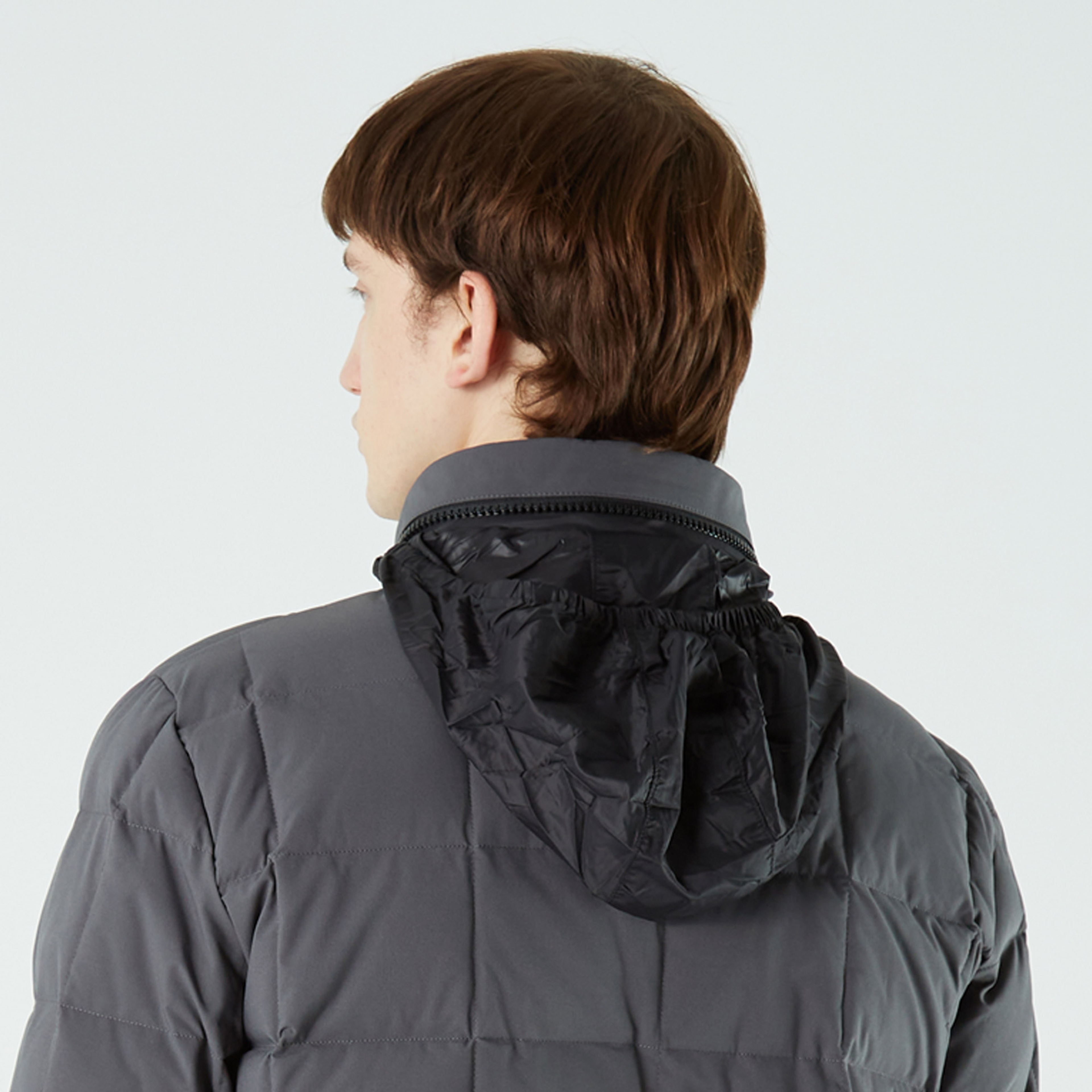 Lacoste Erkek Kapitone Gri Mont