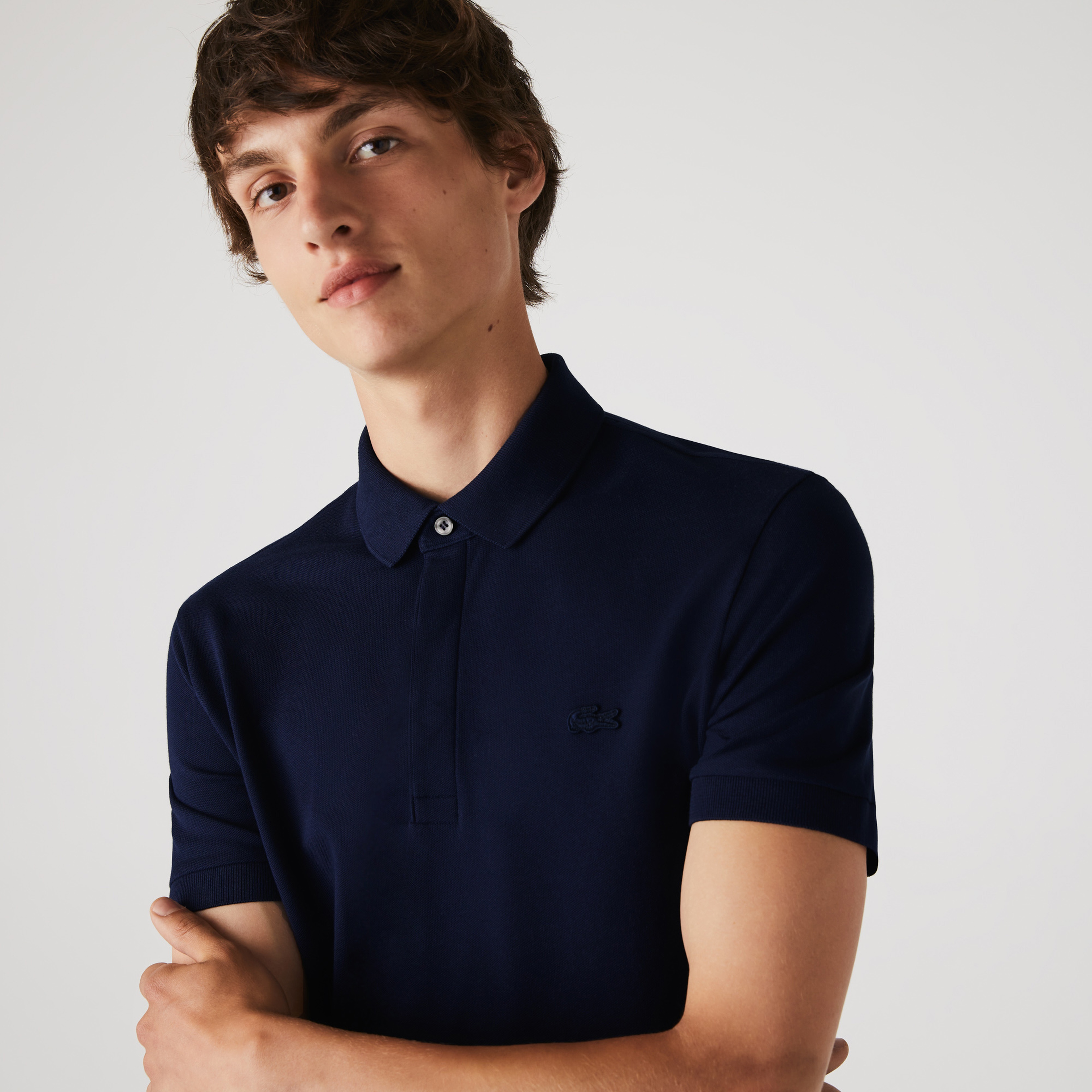 Erkek Regular Fit Lacivert Paris Polo