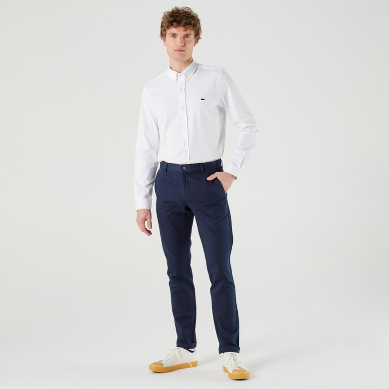 Lacoste Erkek Slim Fit Lacivert Pantolon