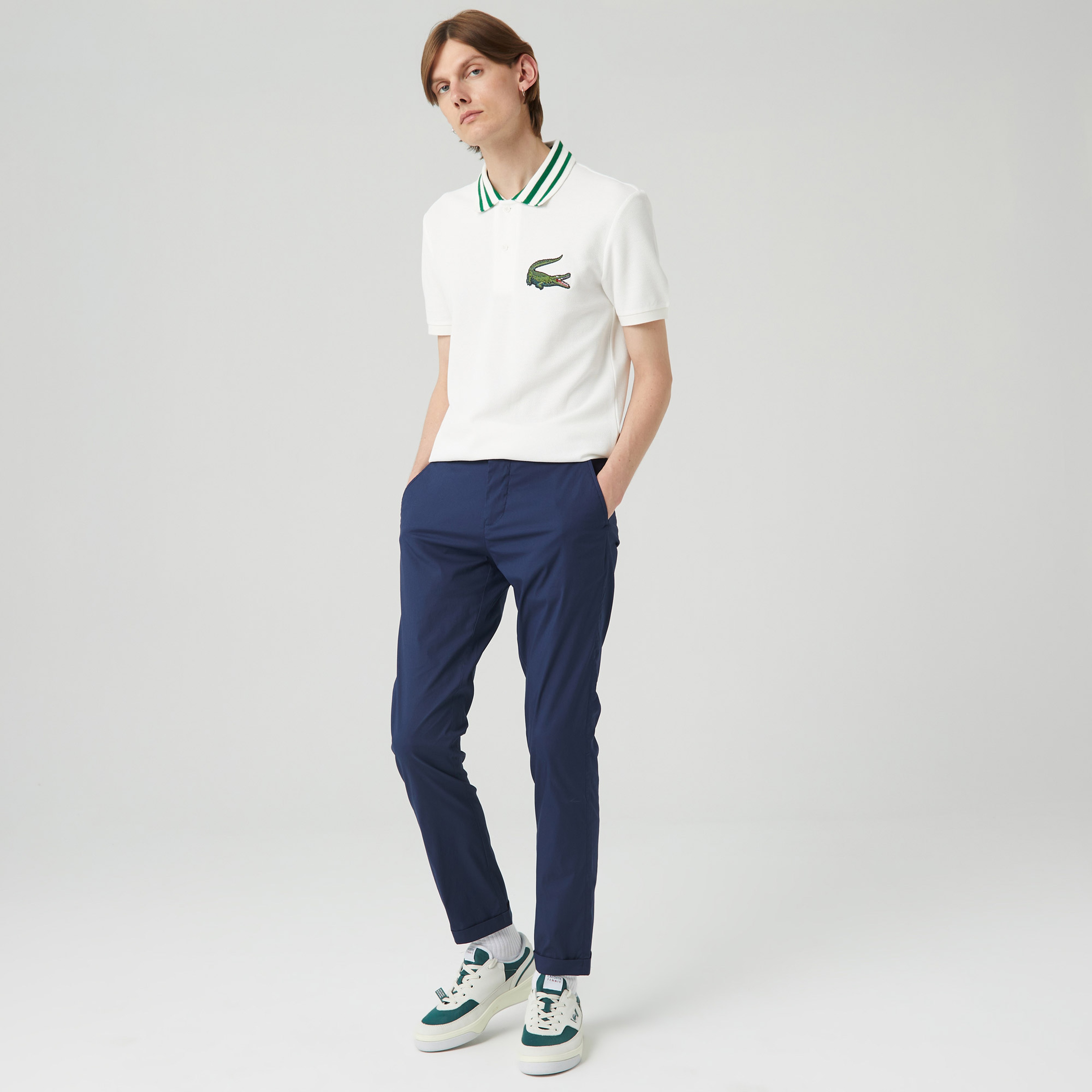 Lacoste Erkek Slim Fit Lacivert Pantolon