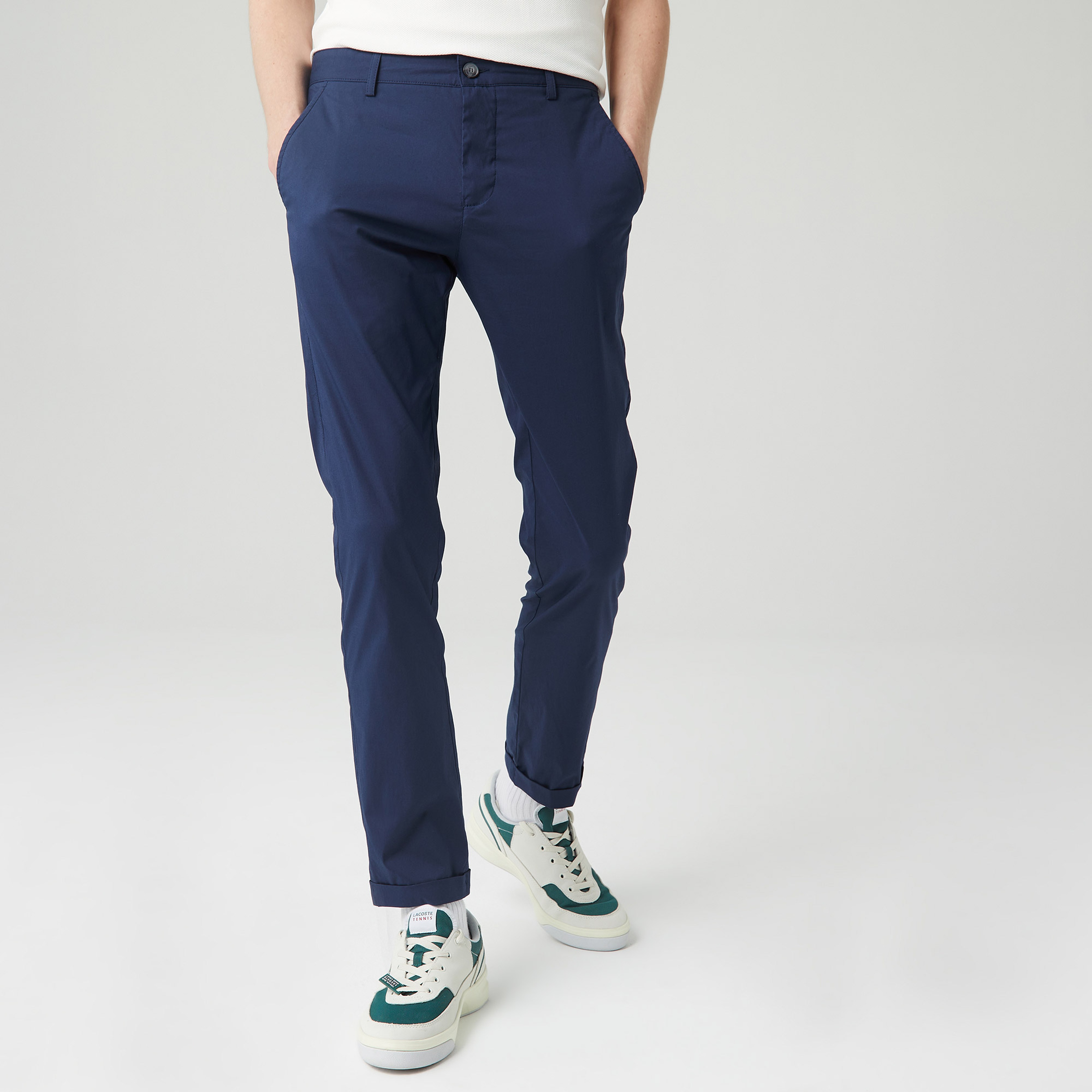 Lacoste Erkek Slim Fit Lacivert Pantolon
