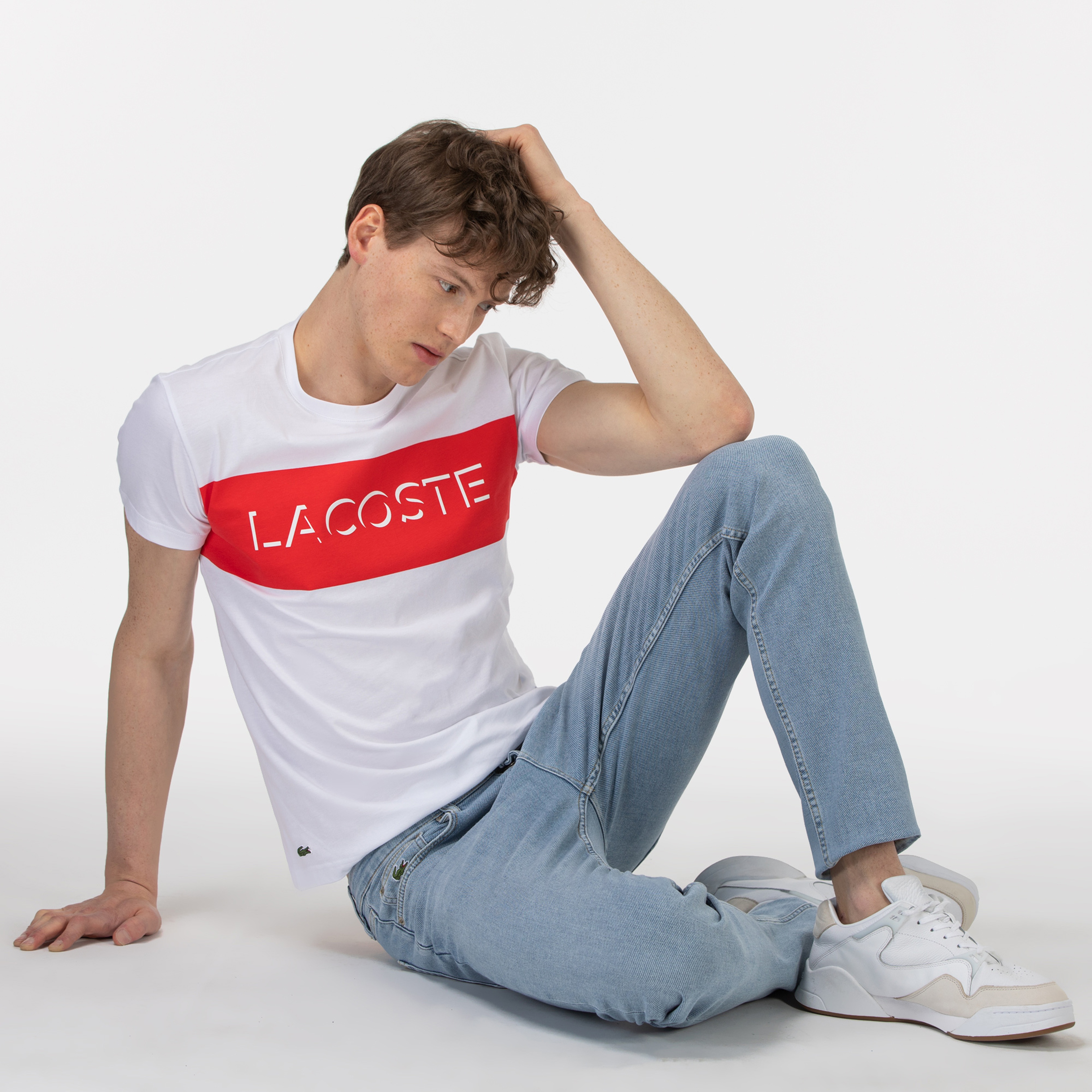 Lacoste Erkek Beyaz Pantolon