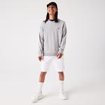 Erkek Regular Fit Bisiklet Yaka Organik Pamuk Gri Kazak