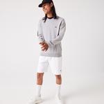 Erkek Regular Fit Bisiklet Yaka Organik Pamuk Gri Kazak